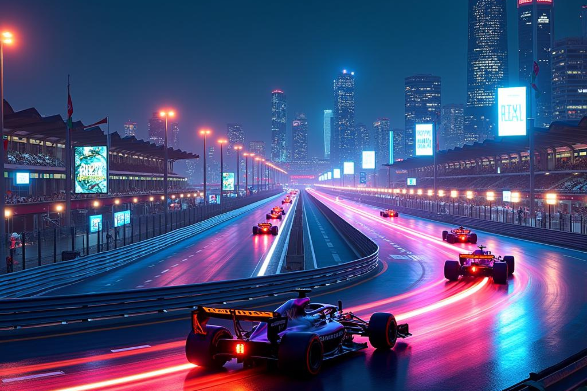 Street racing in Baku, Azerbijan