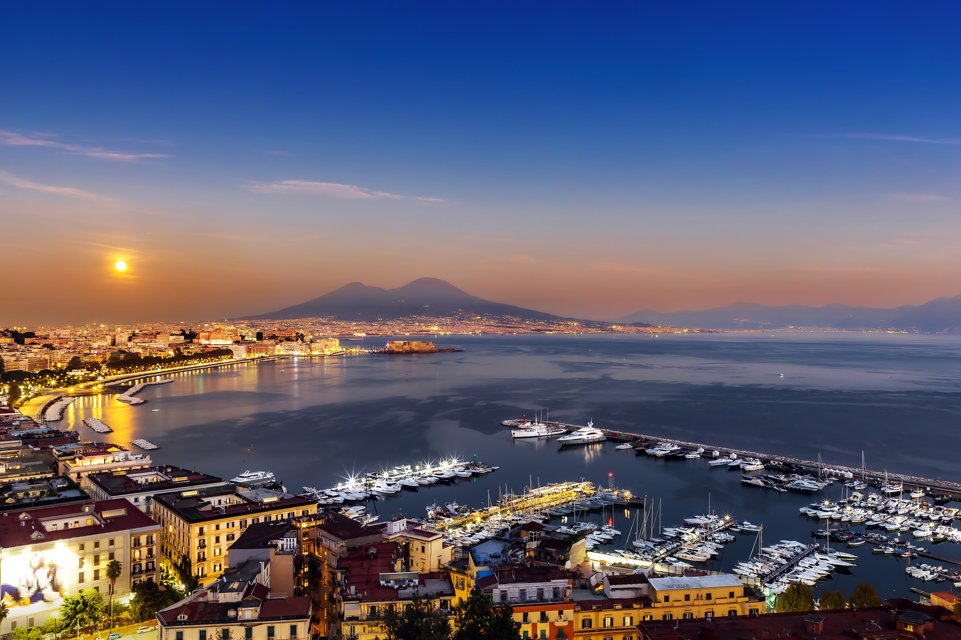 Gulf of Naples and Mount Vesuvius