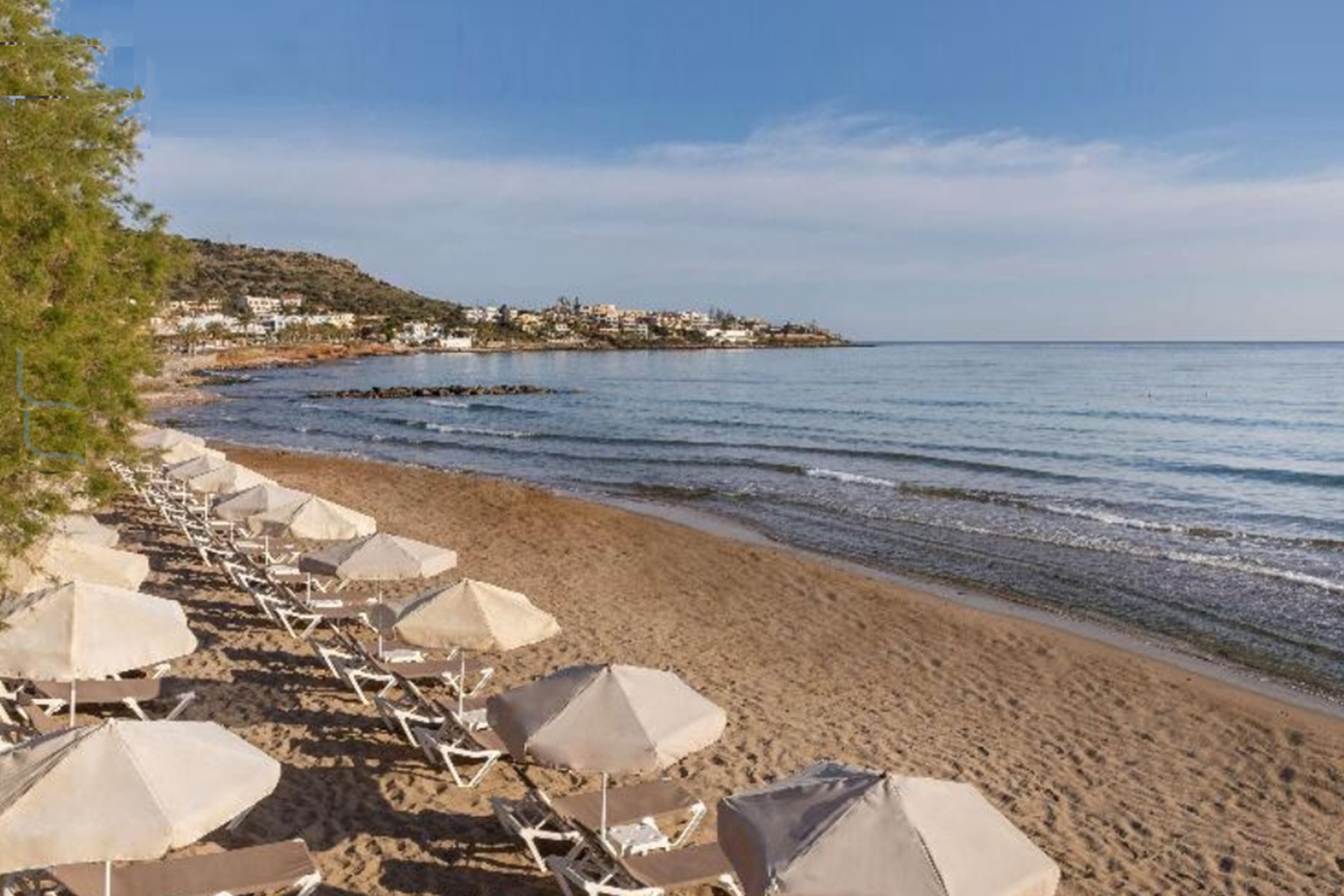 Blue sea Stalis beach