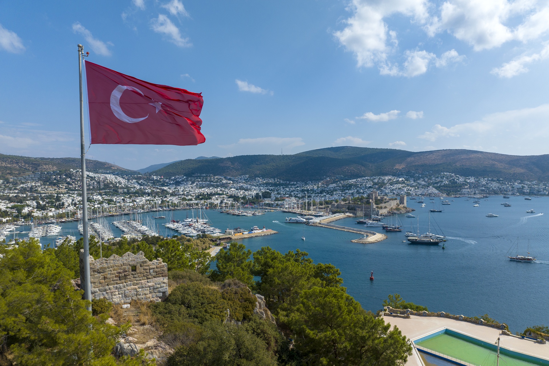 Aerial View of Bodrum