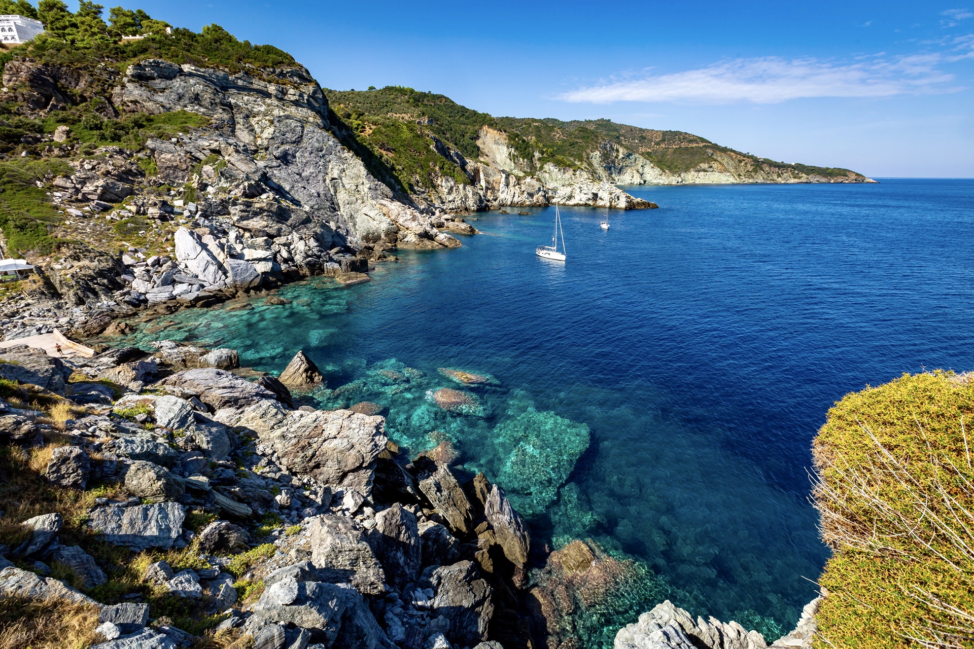 Skopelos coastline