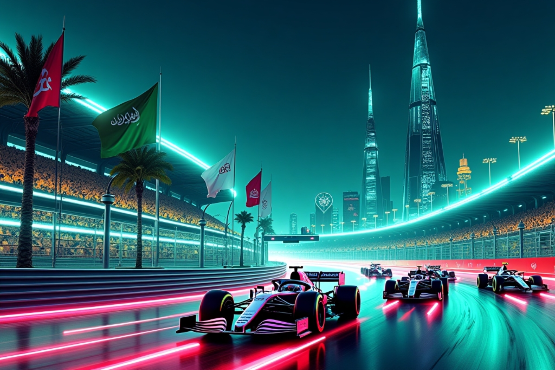 Saudi Grand Prix Art