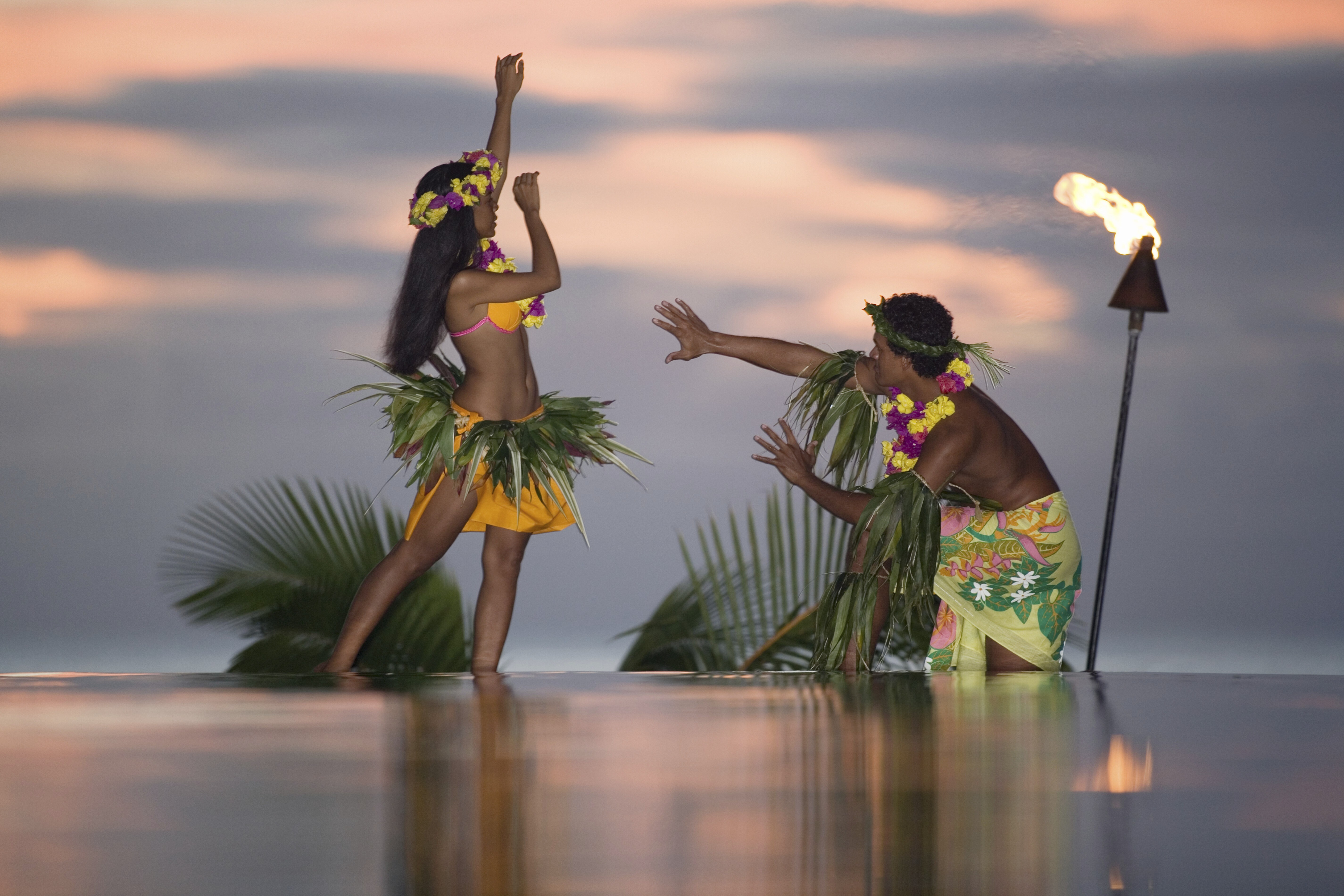 Experience Hawaii by day and by night with overnight ports of call and experience Luas and Hula dancers
