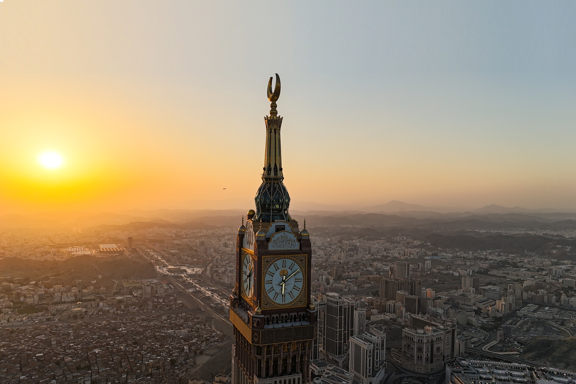 Sunset Over Mecca