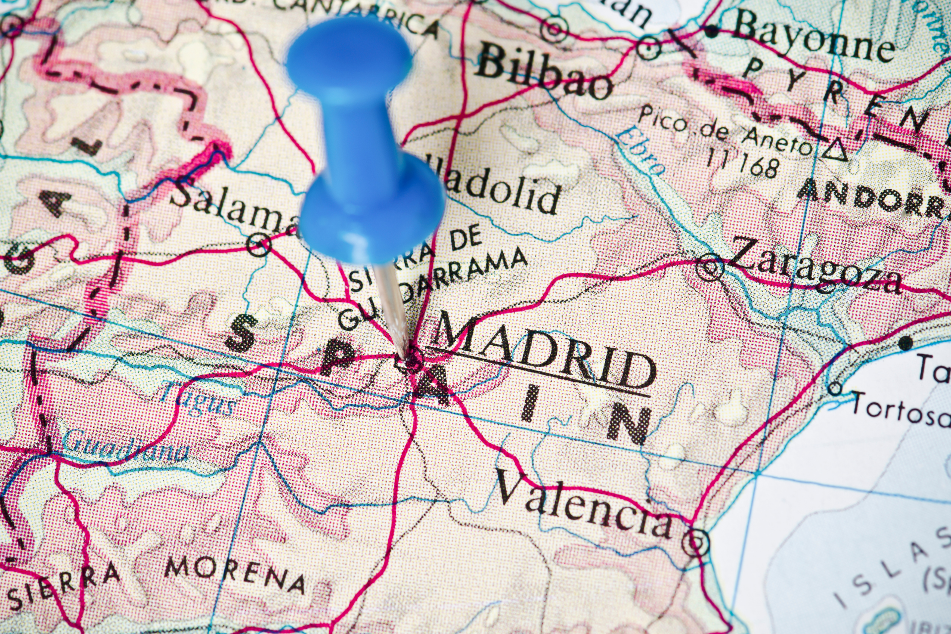 Map of Madrid
