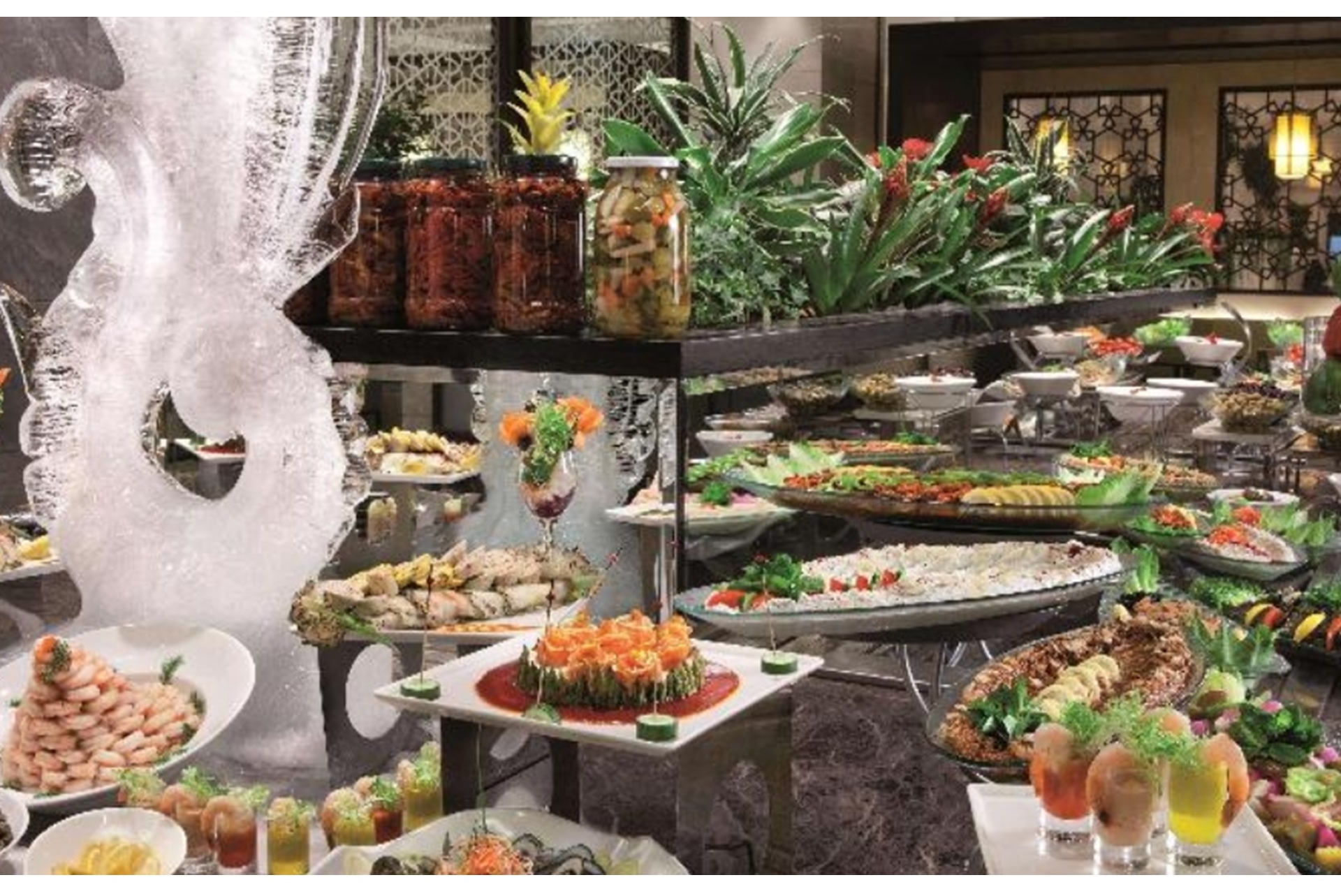 The Fairmont Clock Royal Tower hotel buffet