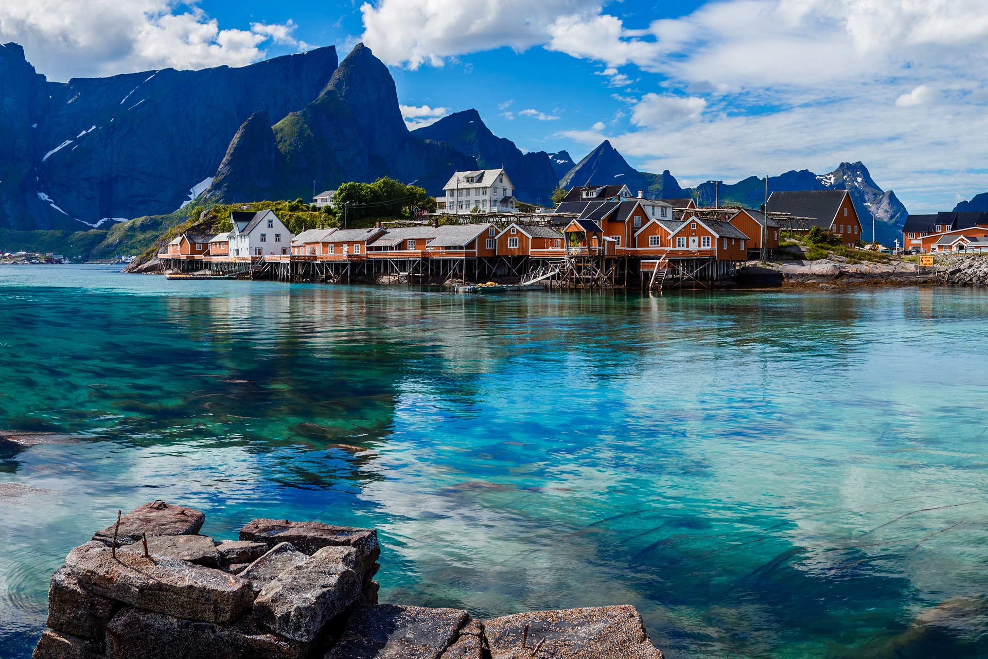 Lofoten Islands norway from harstad