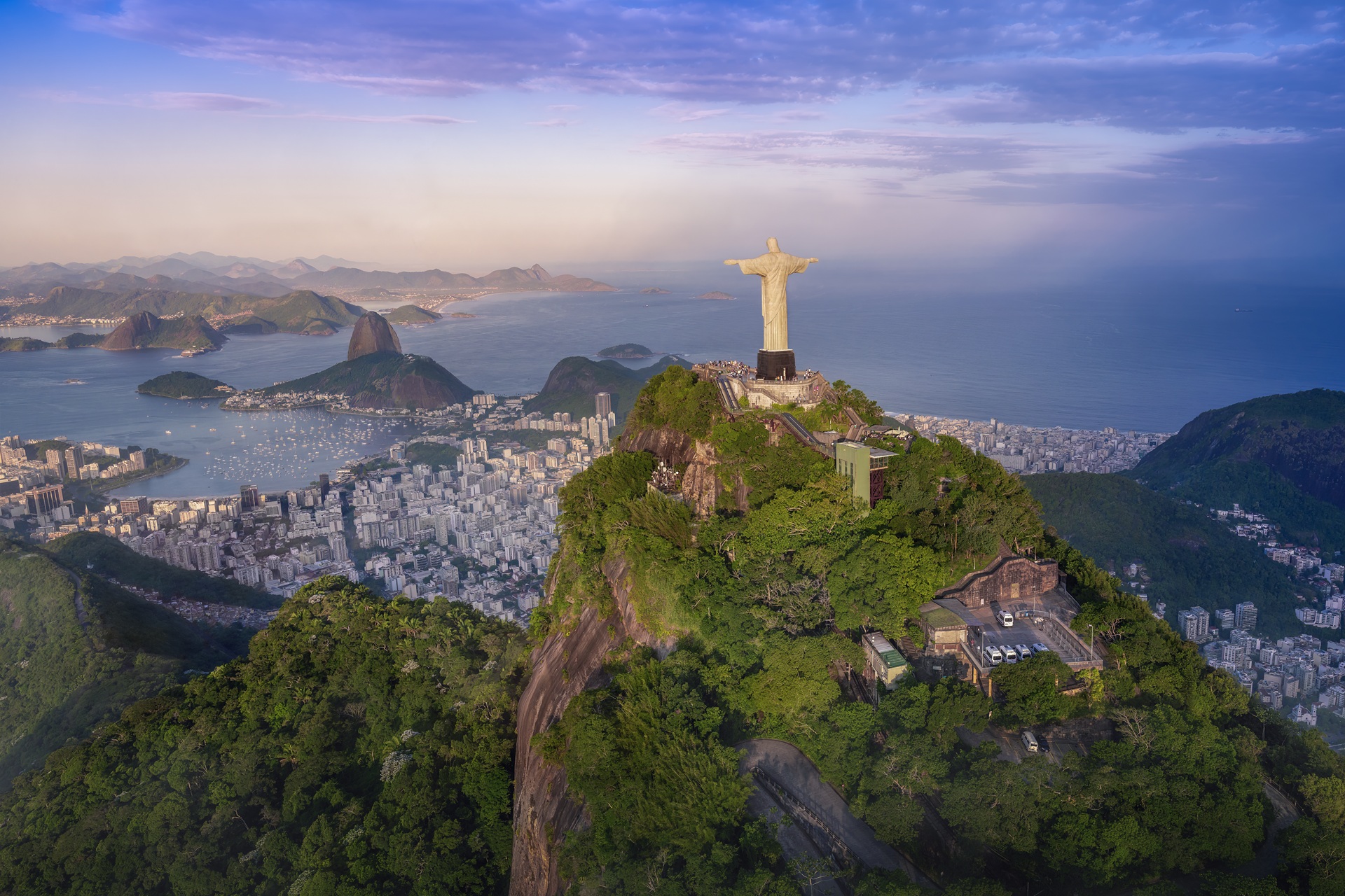 Rio de Janeiro Panoramic View at night