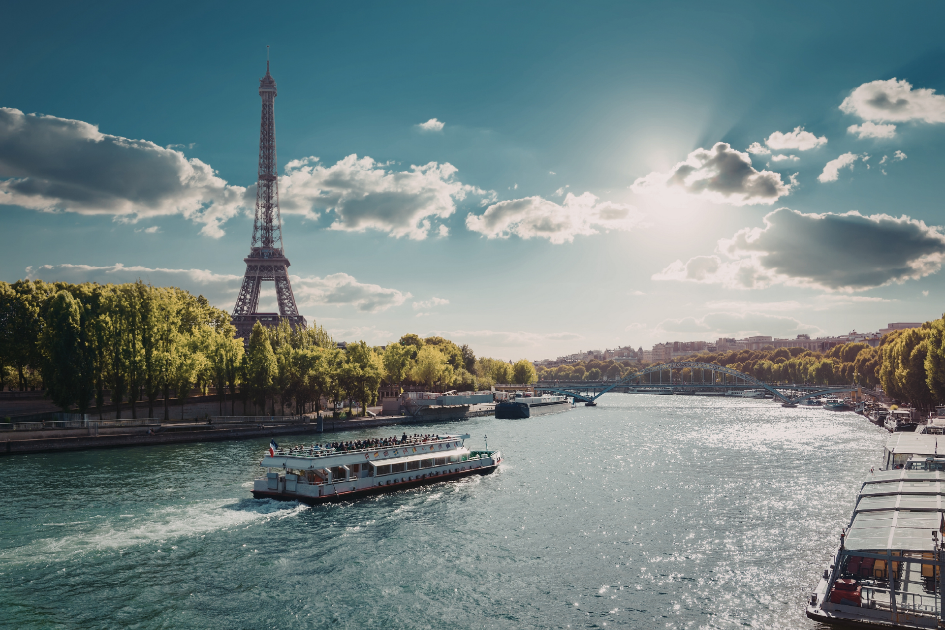 Seine River and Eiffel Tower
