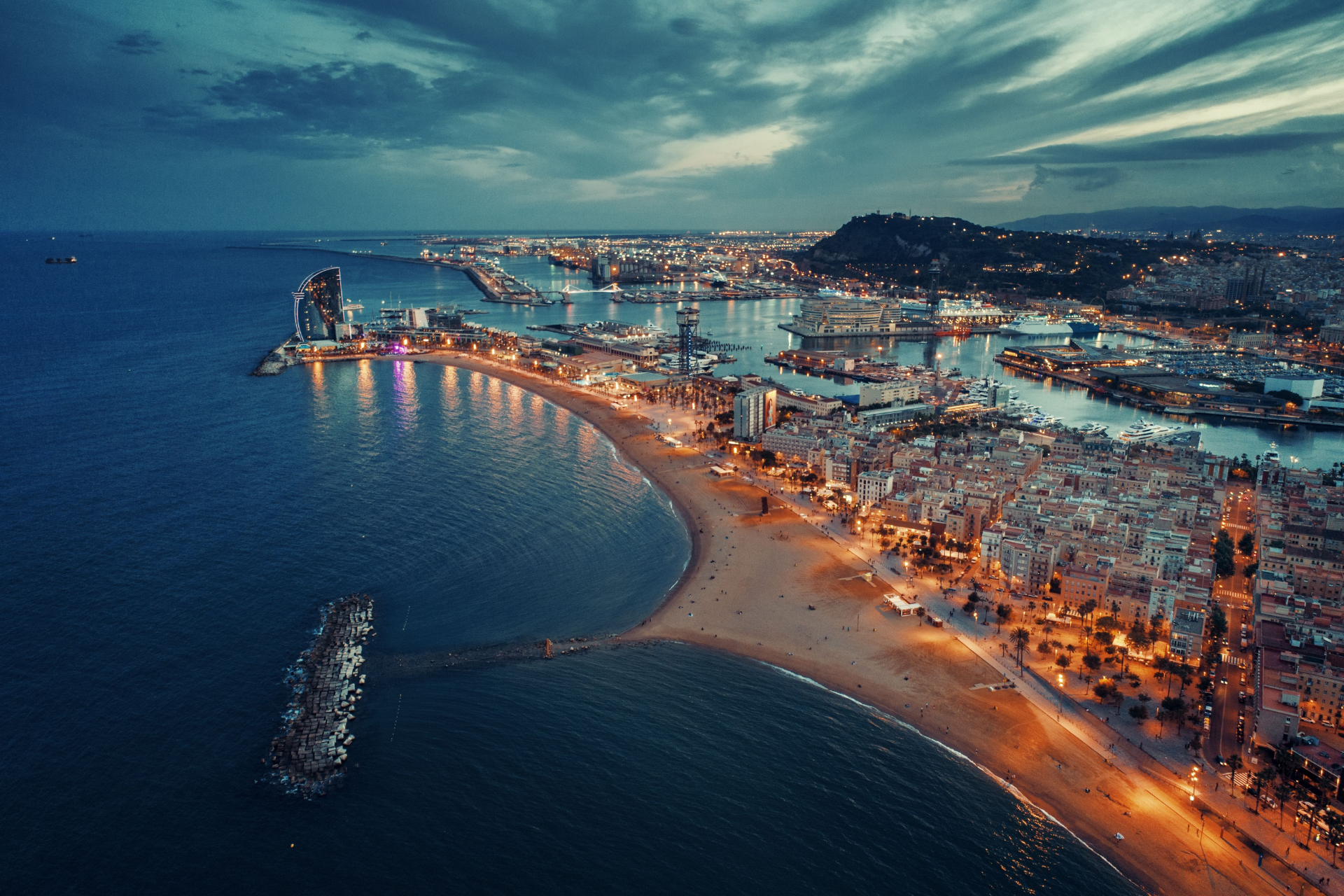 Costa Brava coast in Barcelona