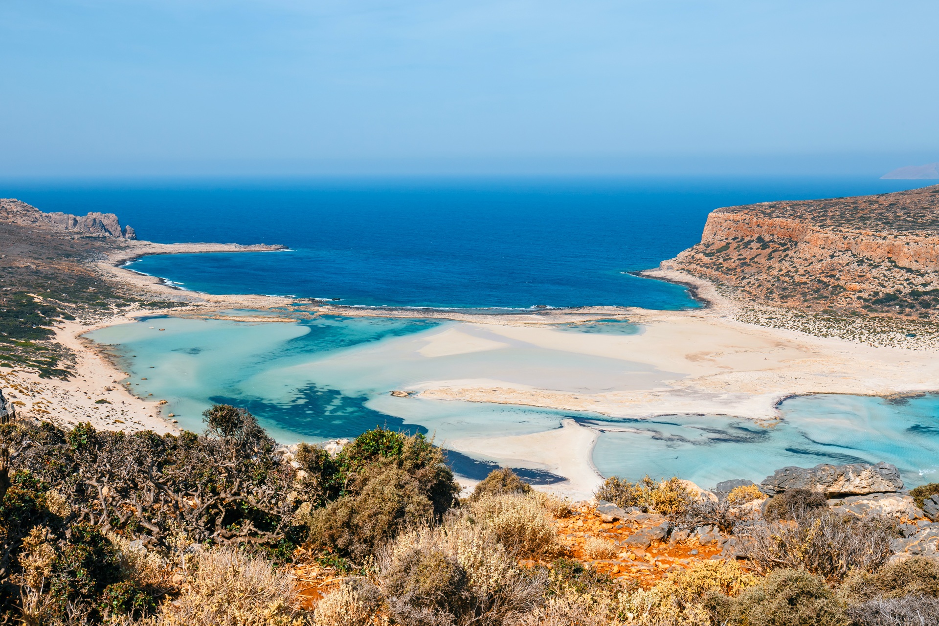 Crete Balos beach lagoon