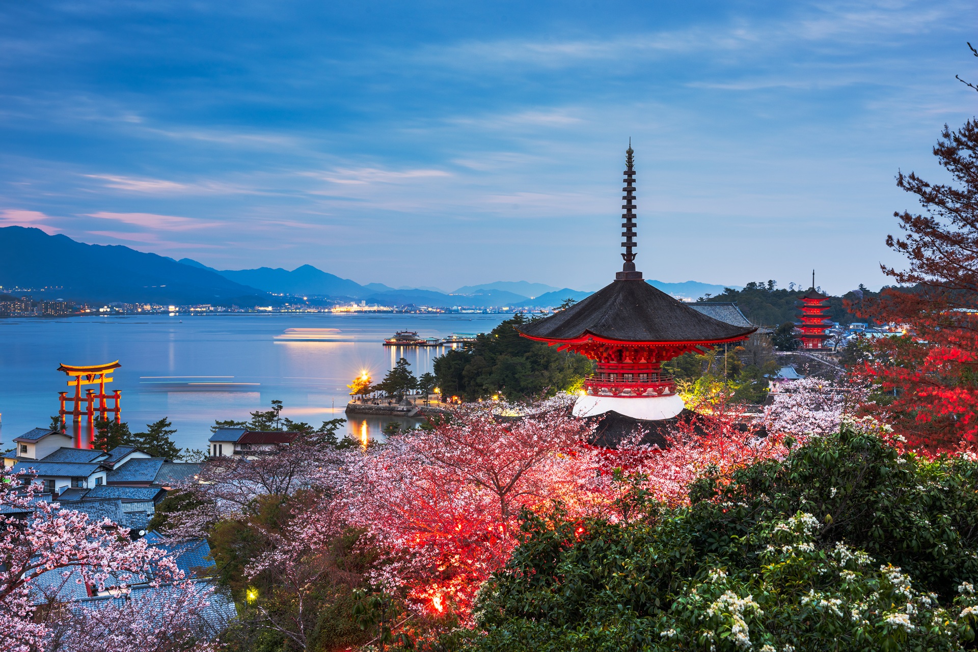 Miyajima island and Hiroshima