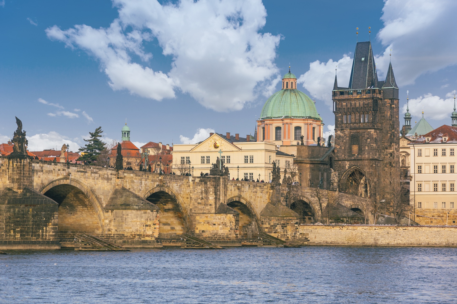 Prague Gothic Castle and Charles Bridge
