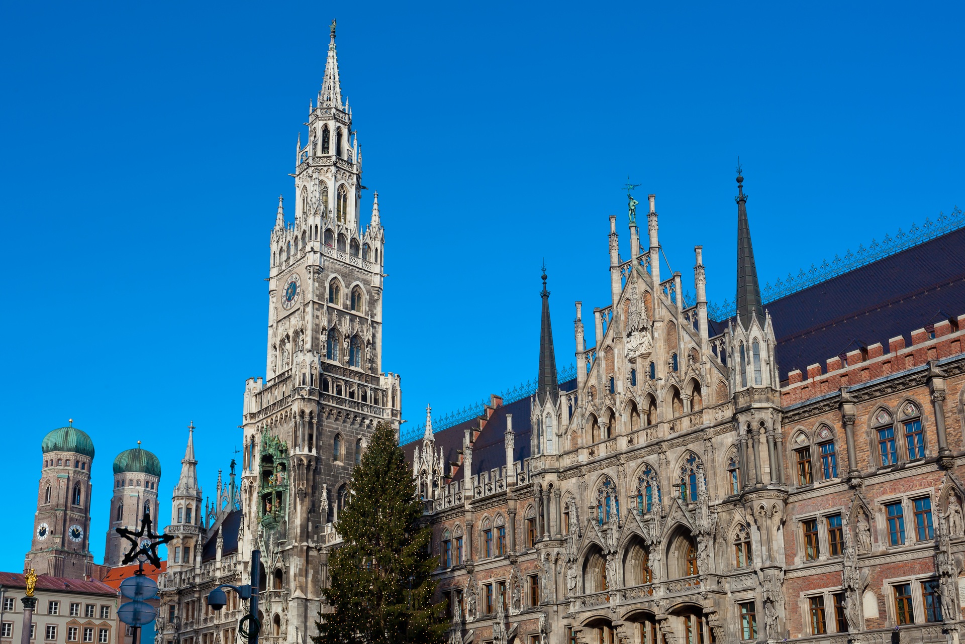 Munich the Marienplatz Town Hall