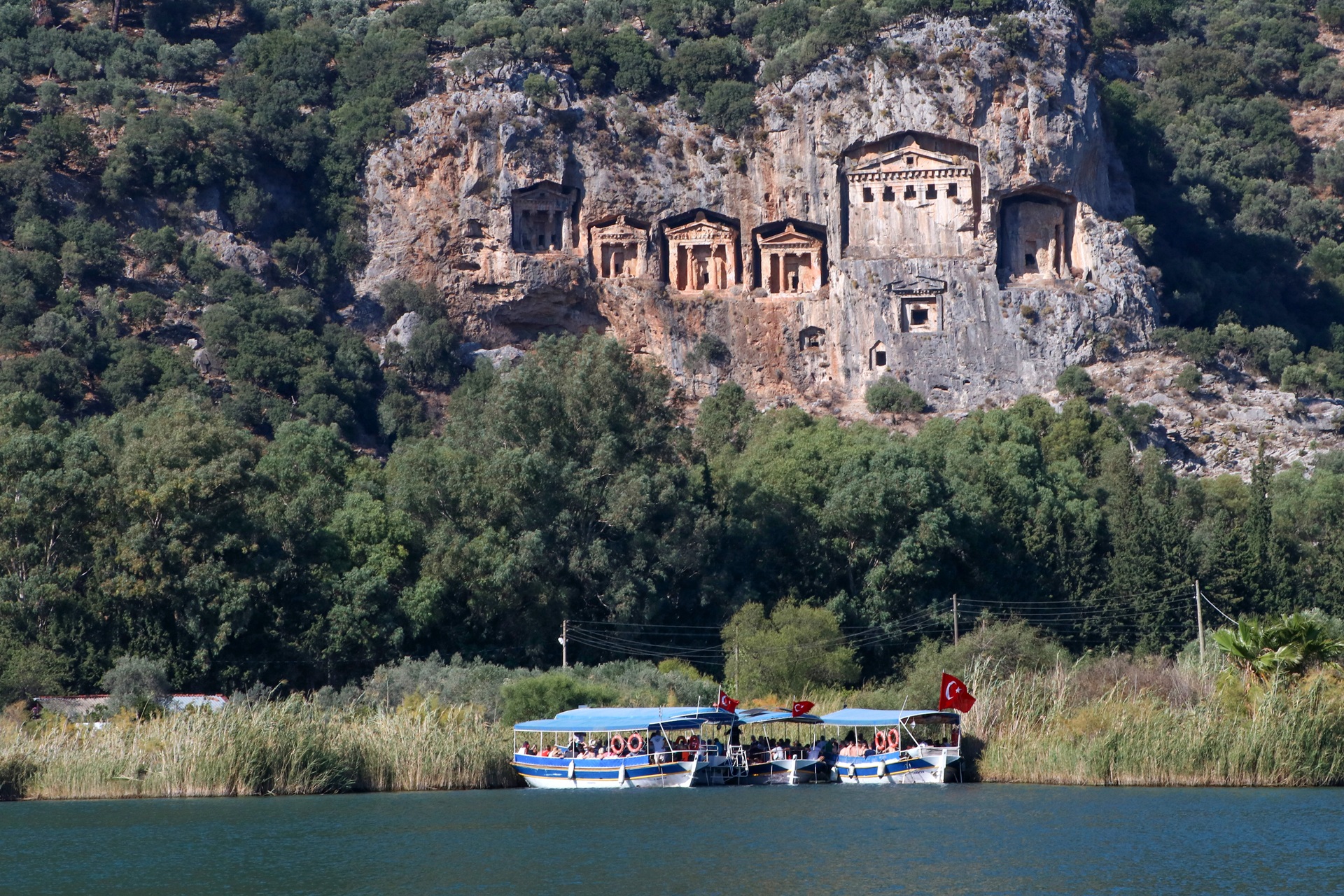 Dalyan Rock tombs