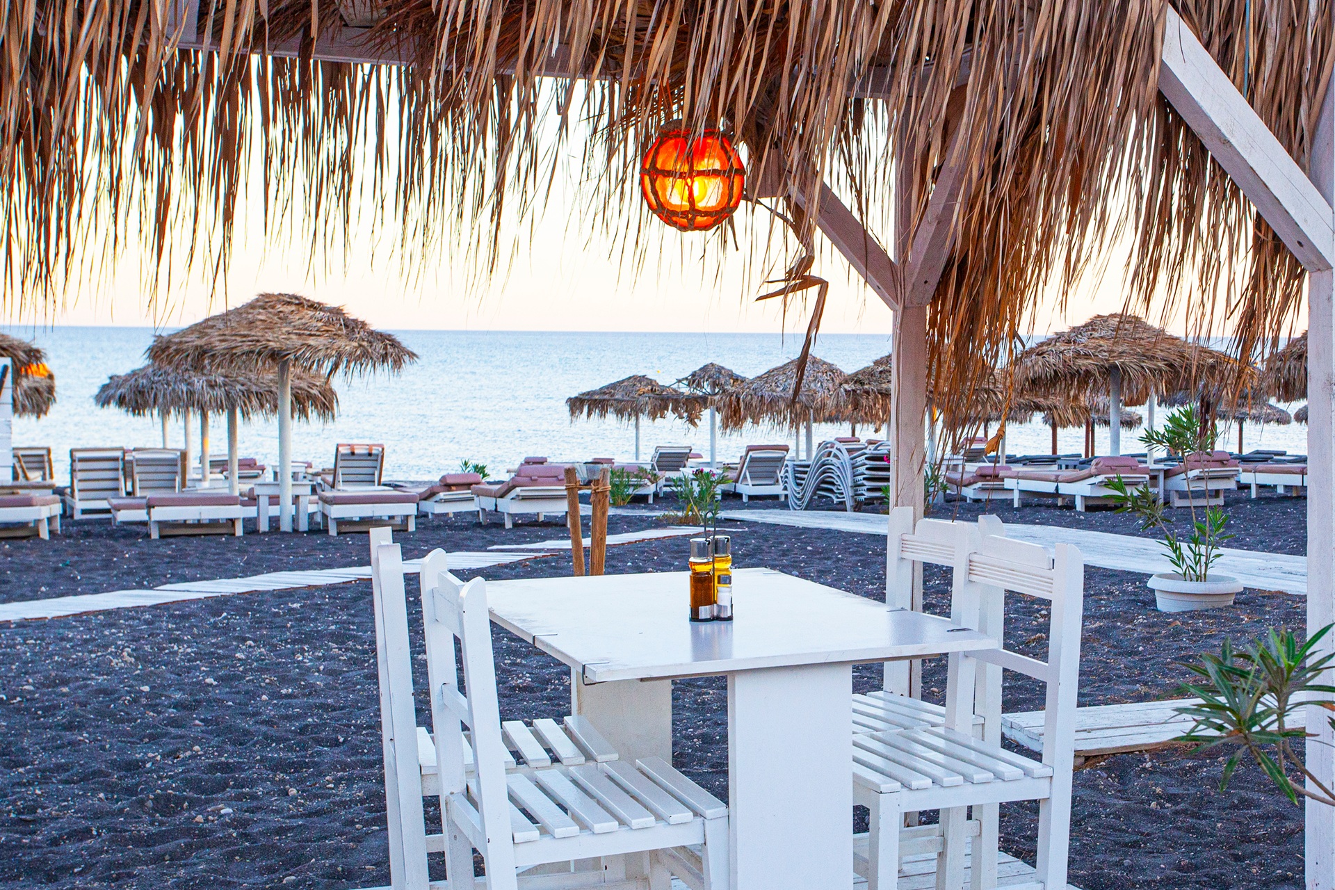 Kamari Beach Taverna  on Santorini