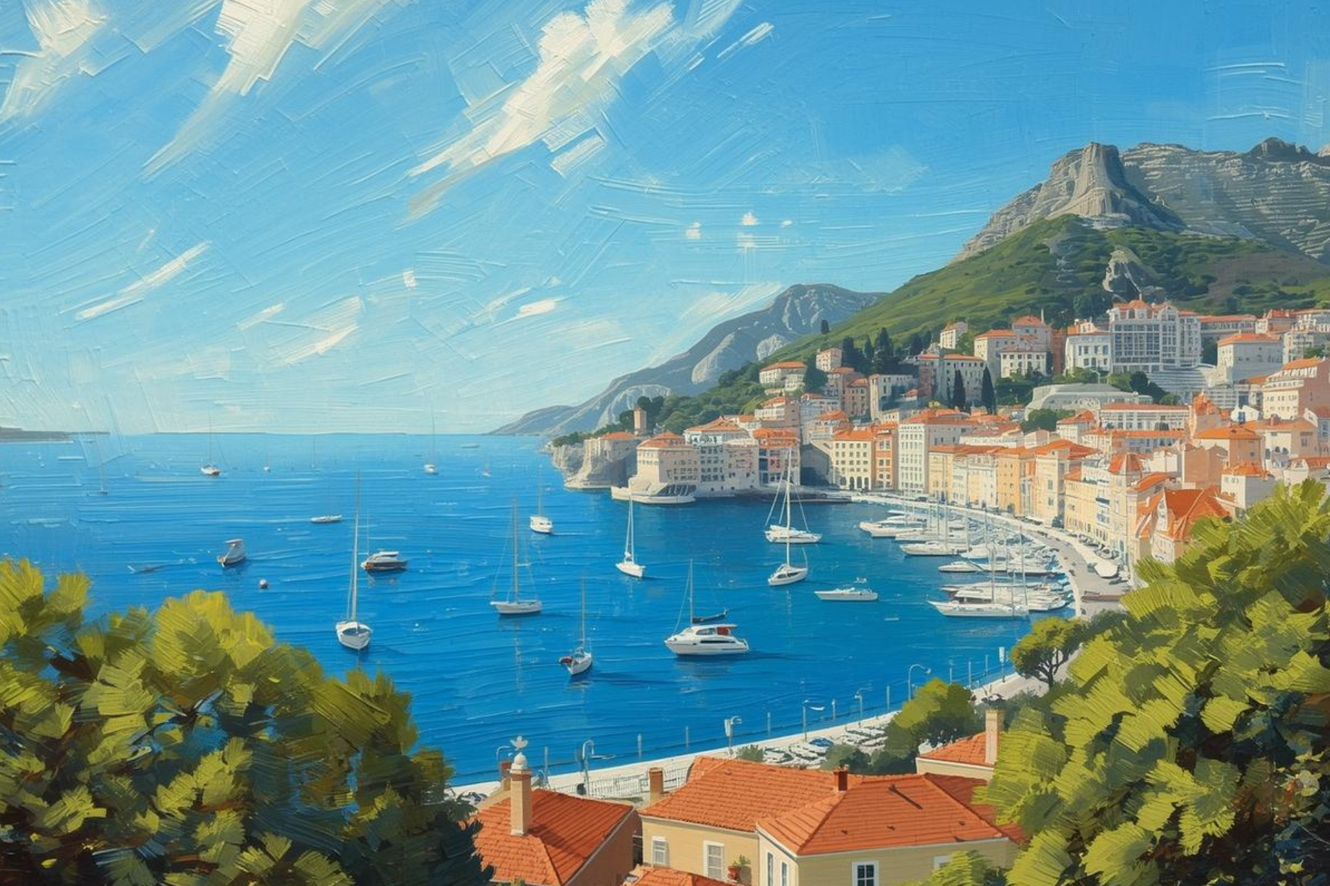 A painting of Monaco