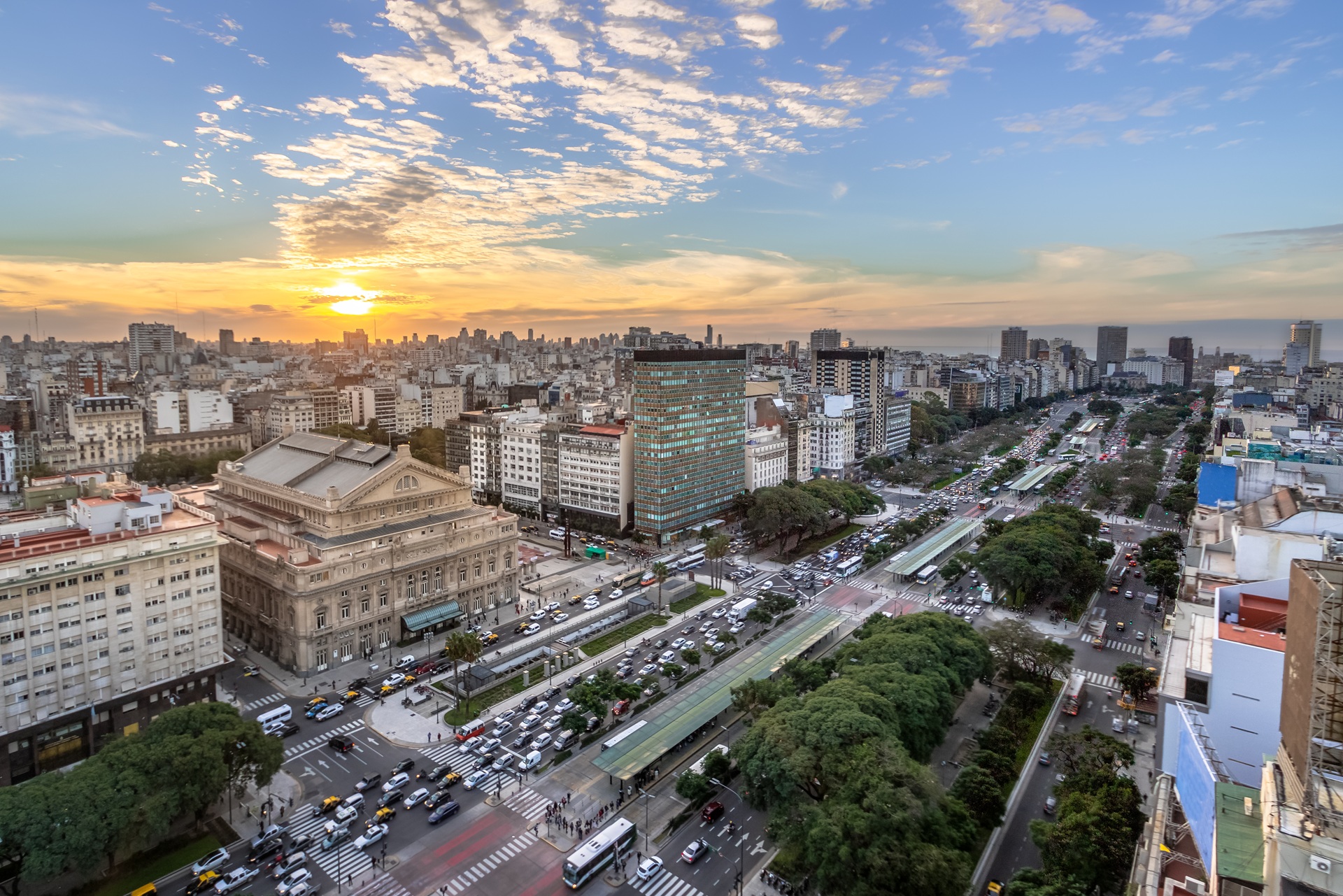 Aerial View of Buenos Aires