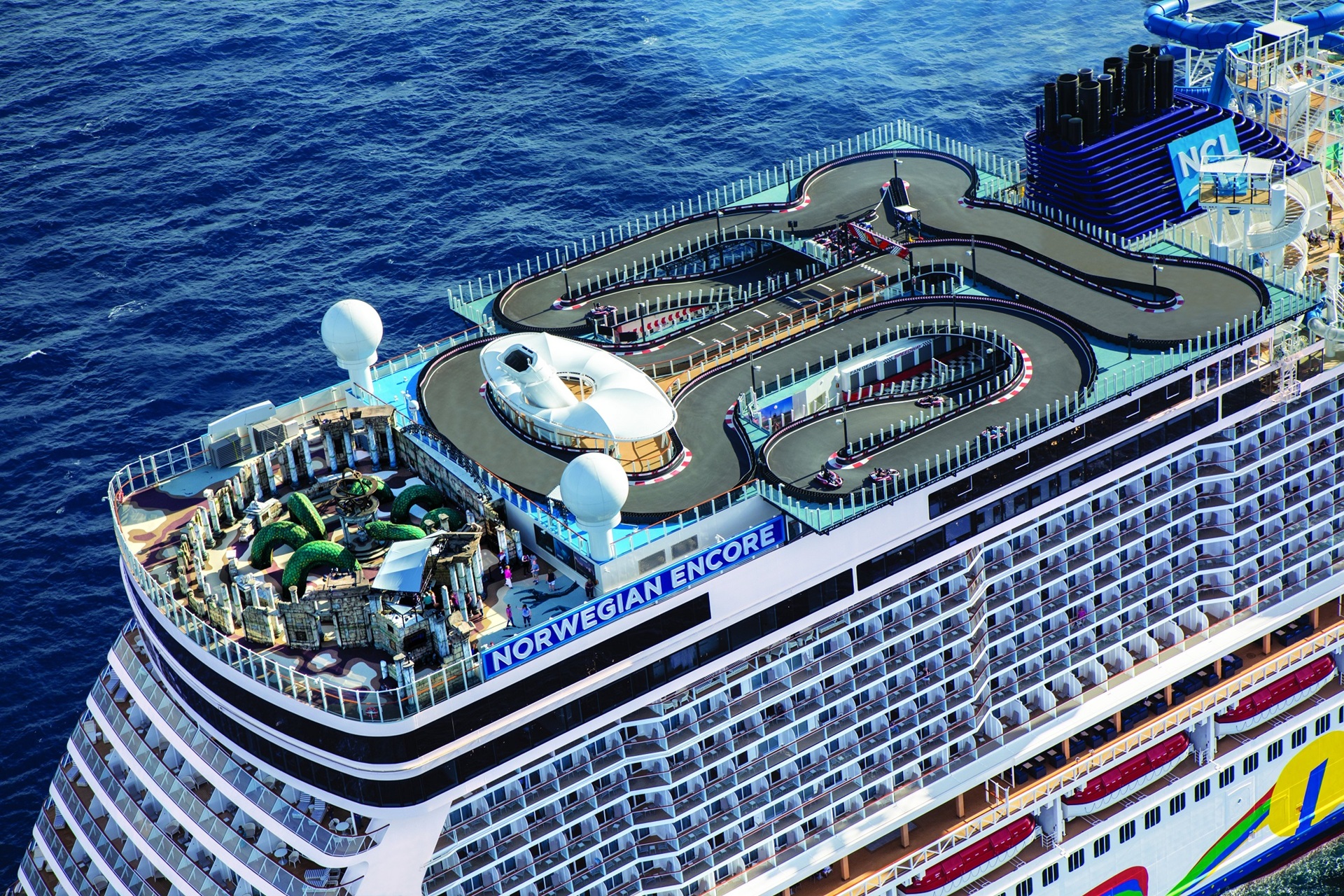 Norwegian Encore Go Kart Track