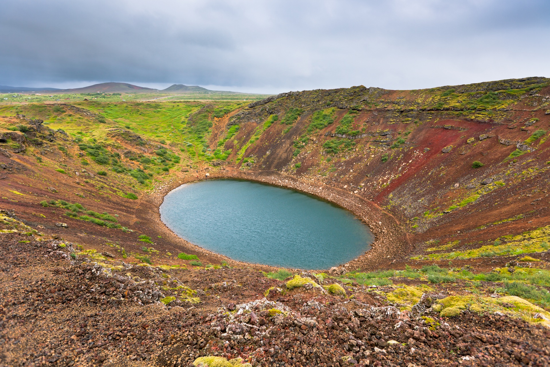 The Kerid Volcanic crater
