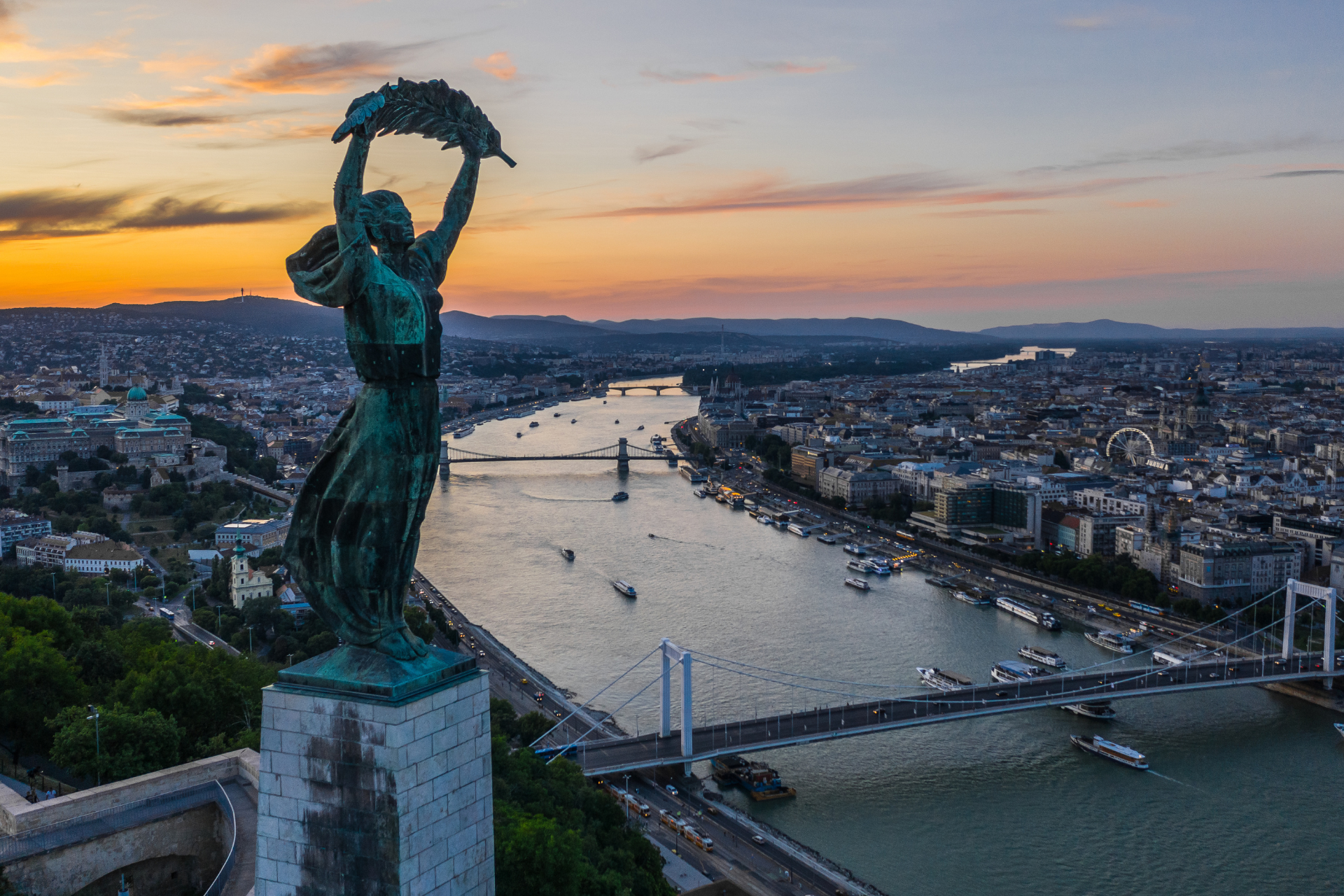 Budapest at Sunset