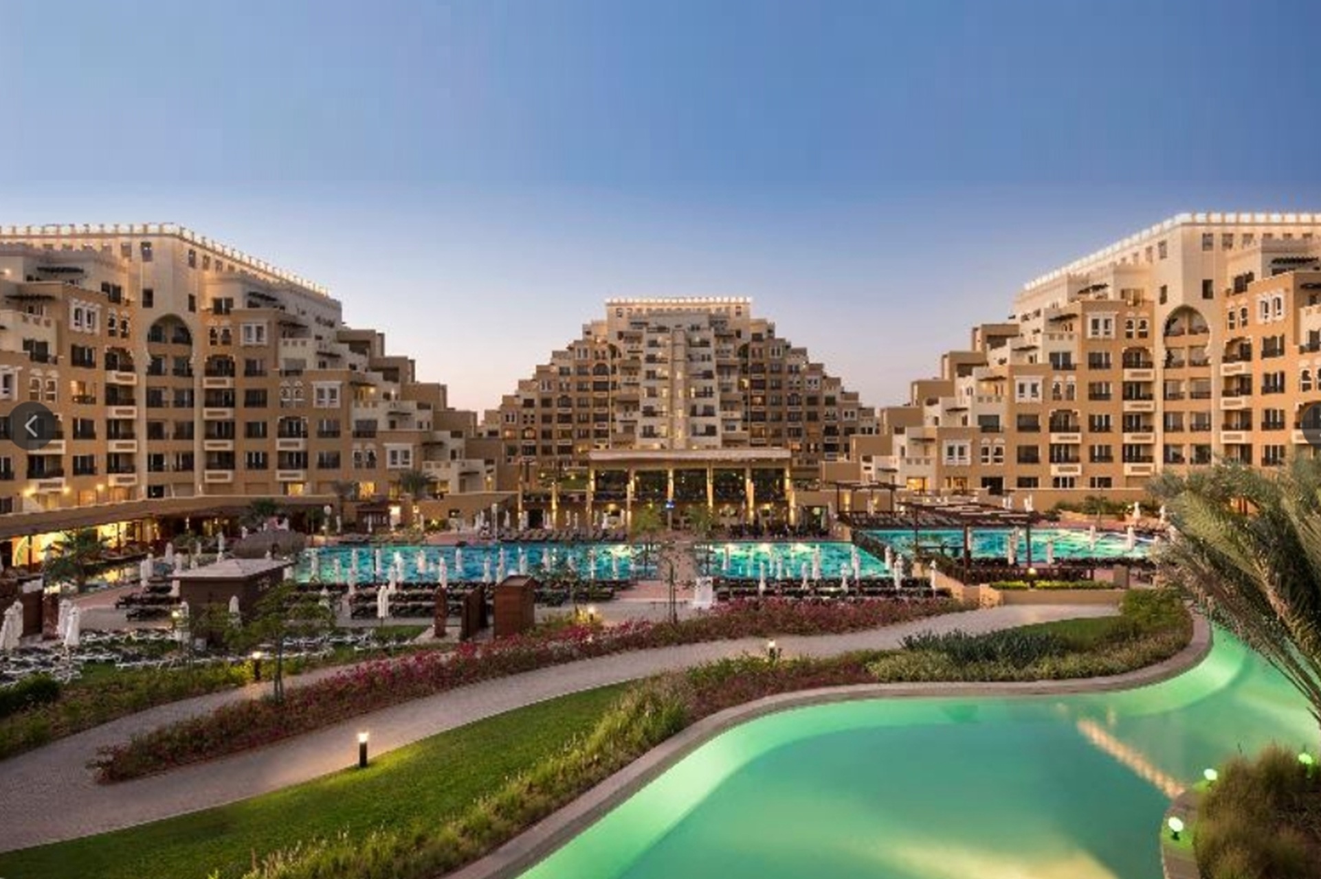 The Rixos bab Al Bahr resort