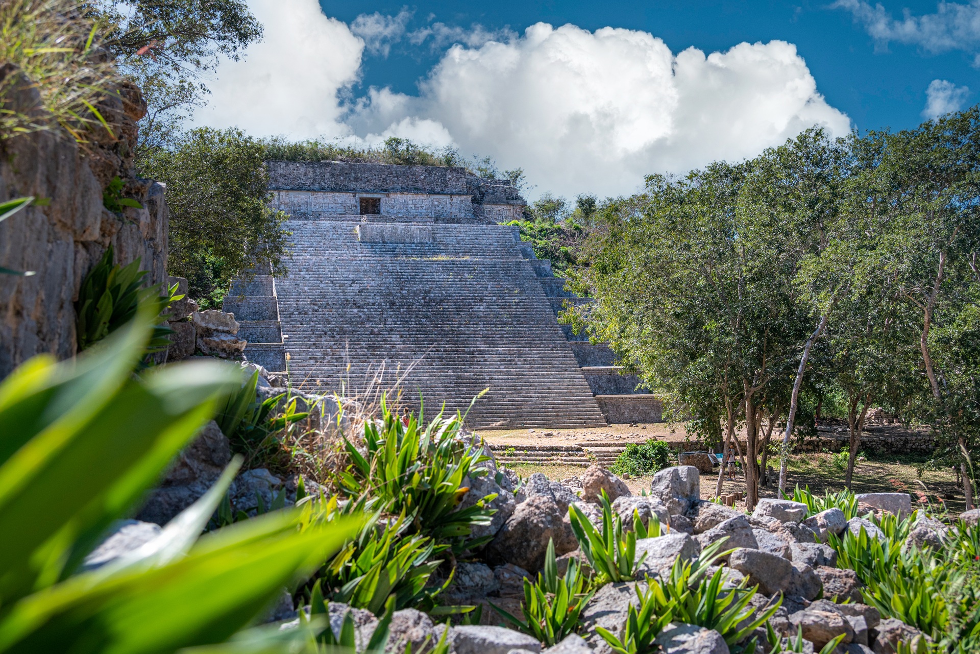 Mexico Ancient ruins on the Yucutan Peninsula