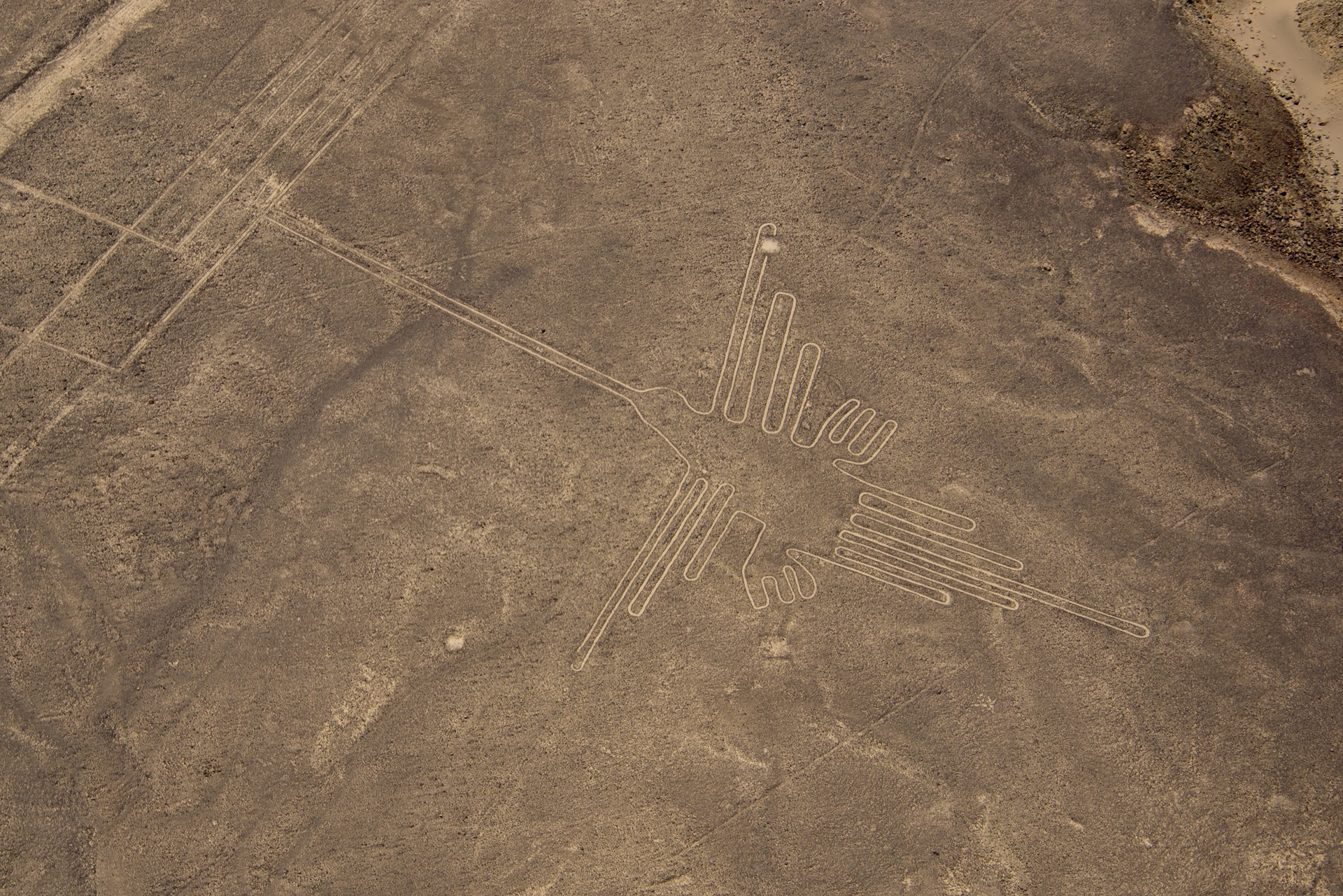 Aerial View of the Nazca Lines in Peru