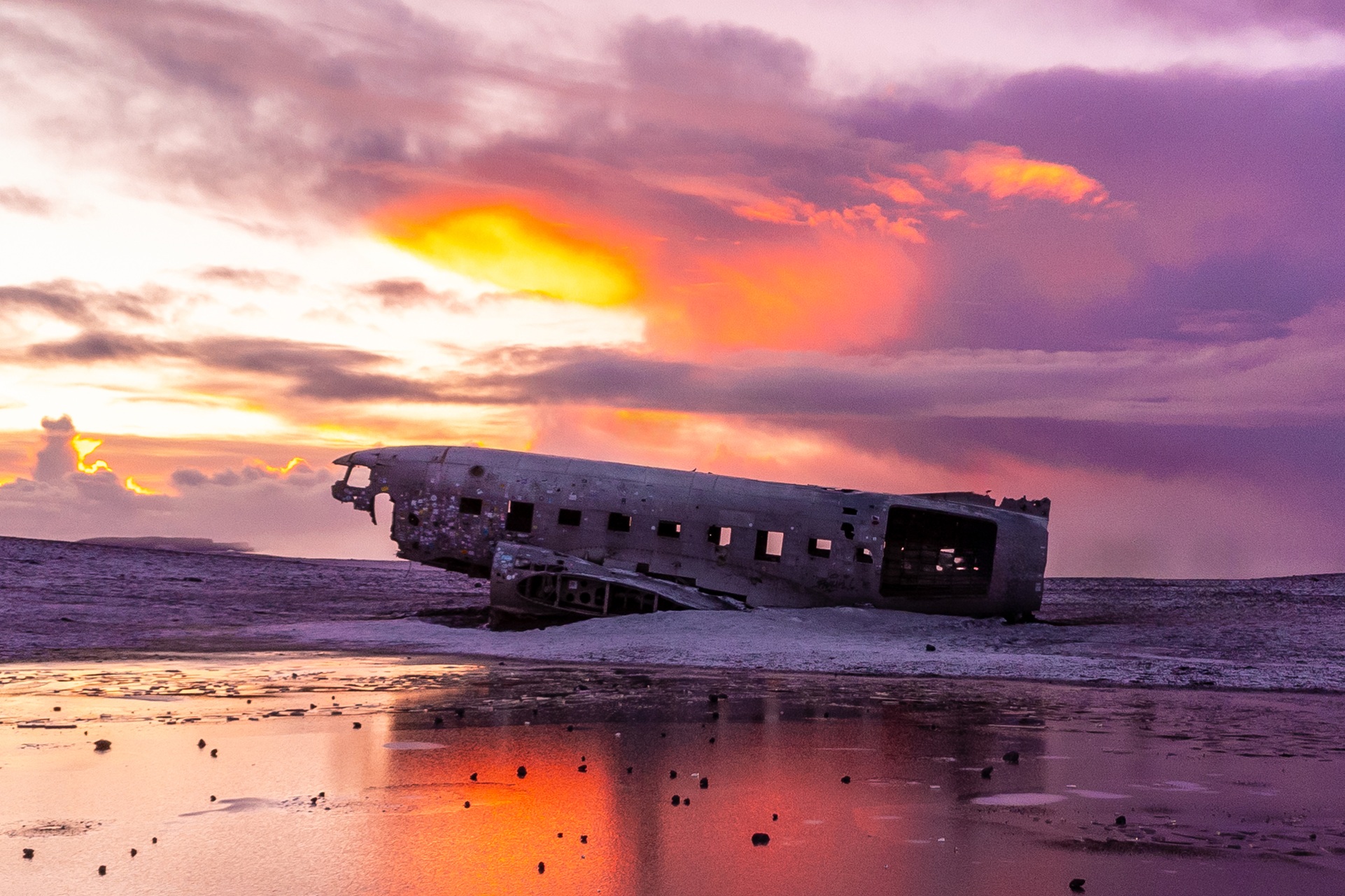 DC3 Plane Wreck beach