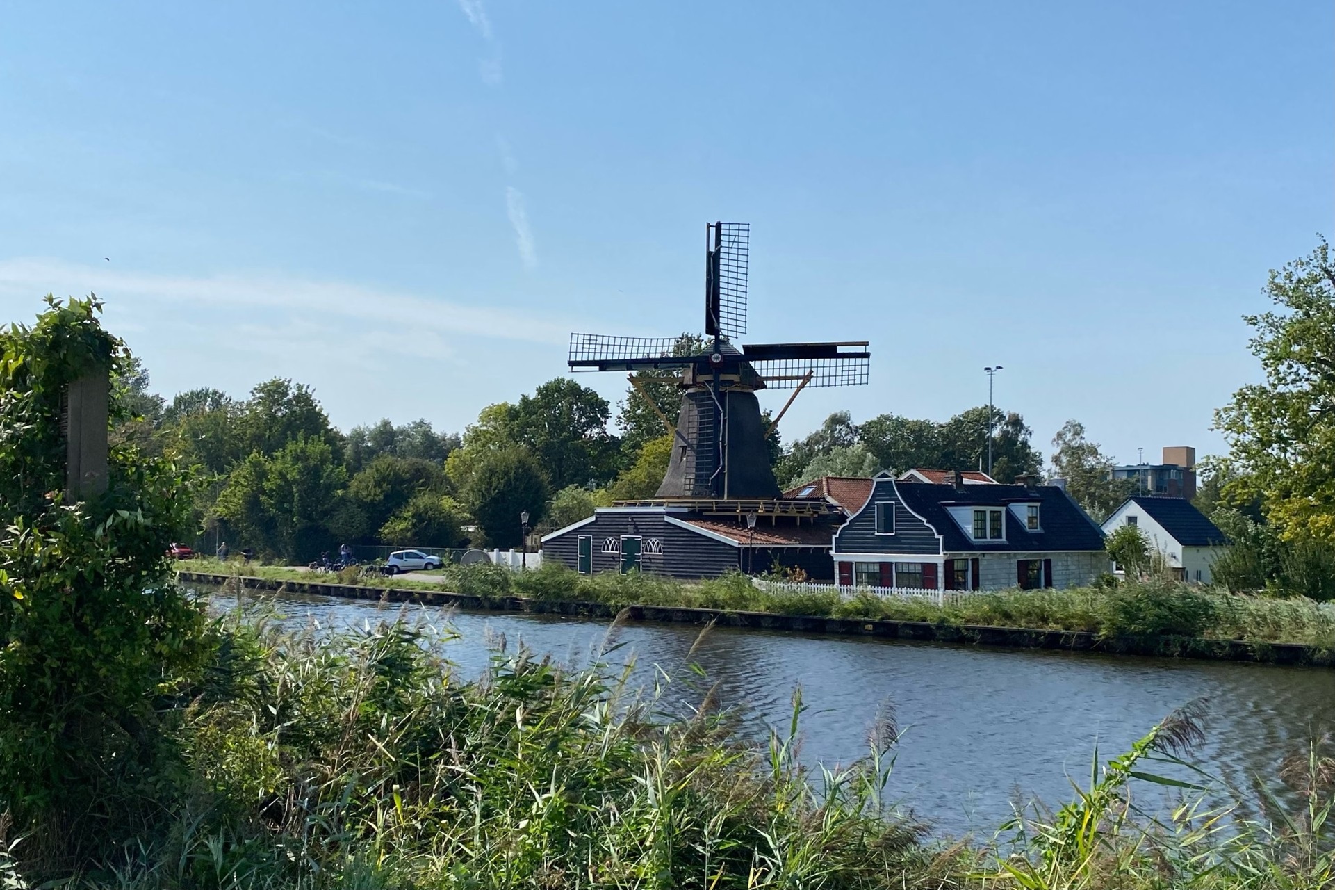 Amsterdam Windmill and countryside