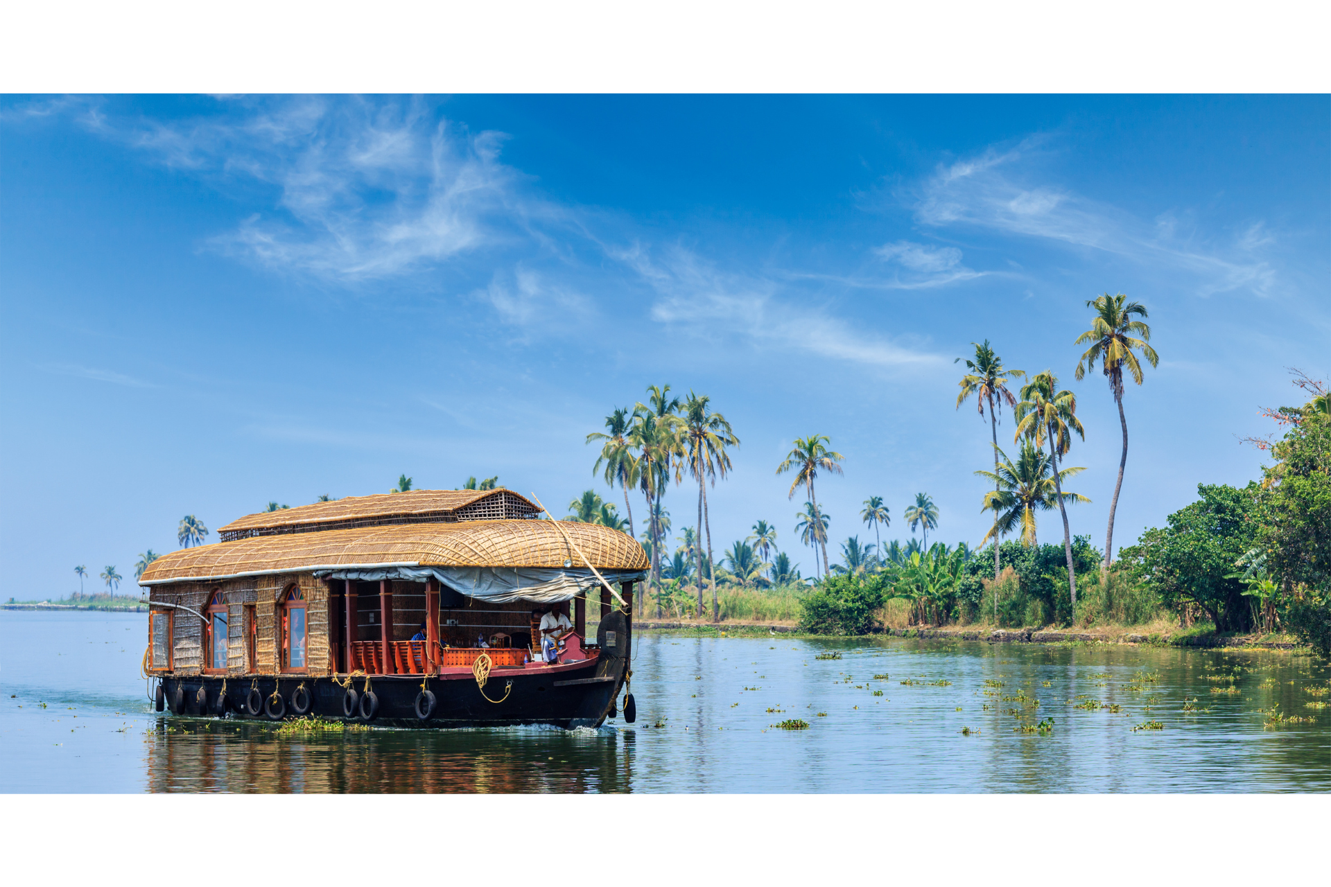 Houseboat on Backwaters in Kerala