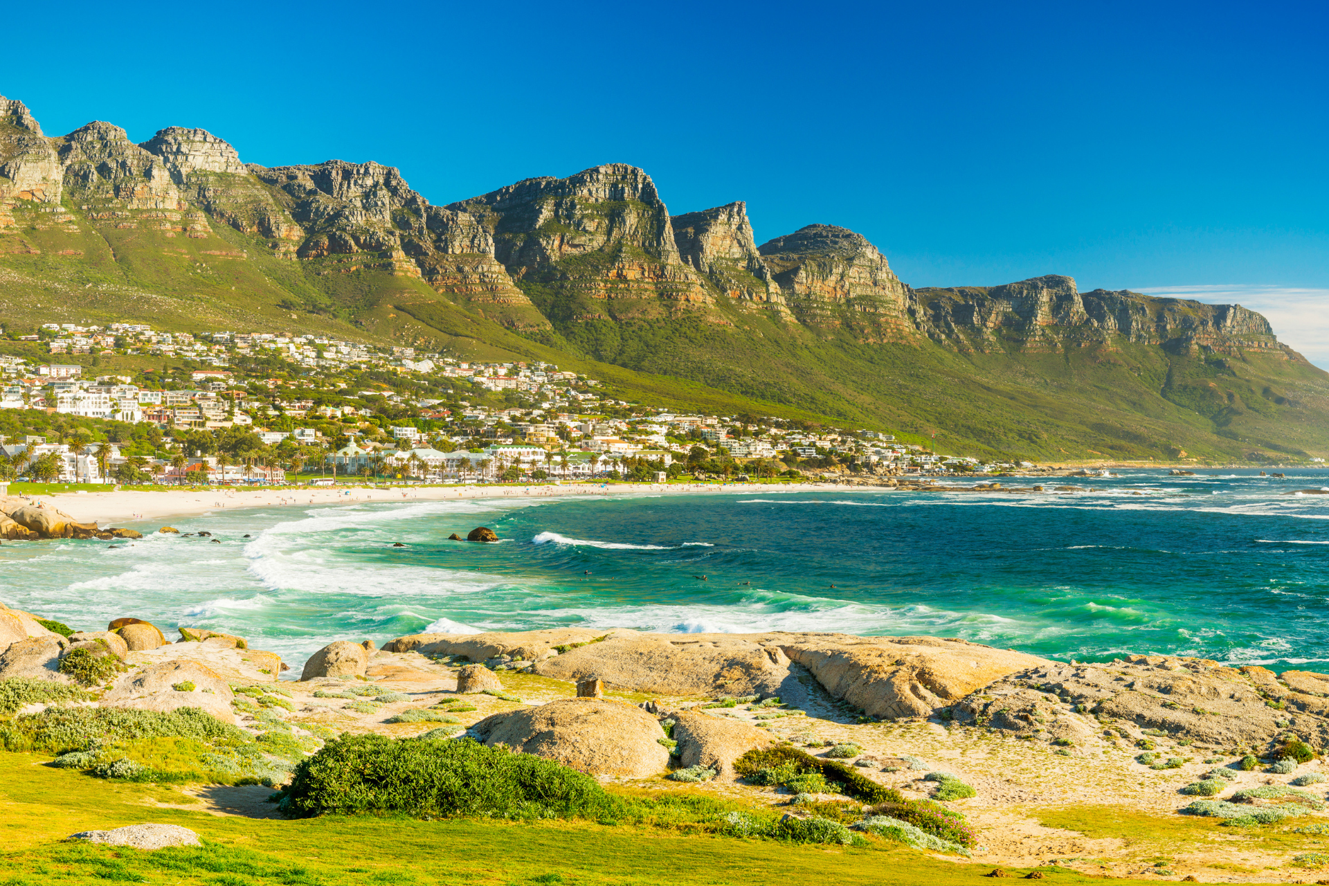 Camps Bay Beach in Cape Town South Africa