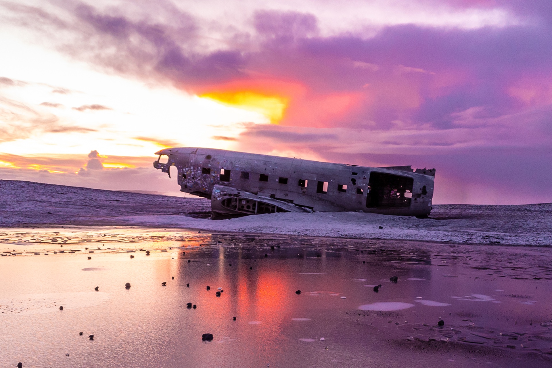 DC-3 Plane wreck beach