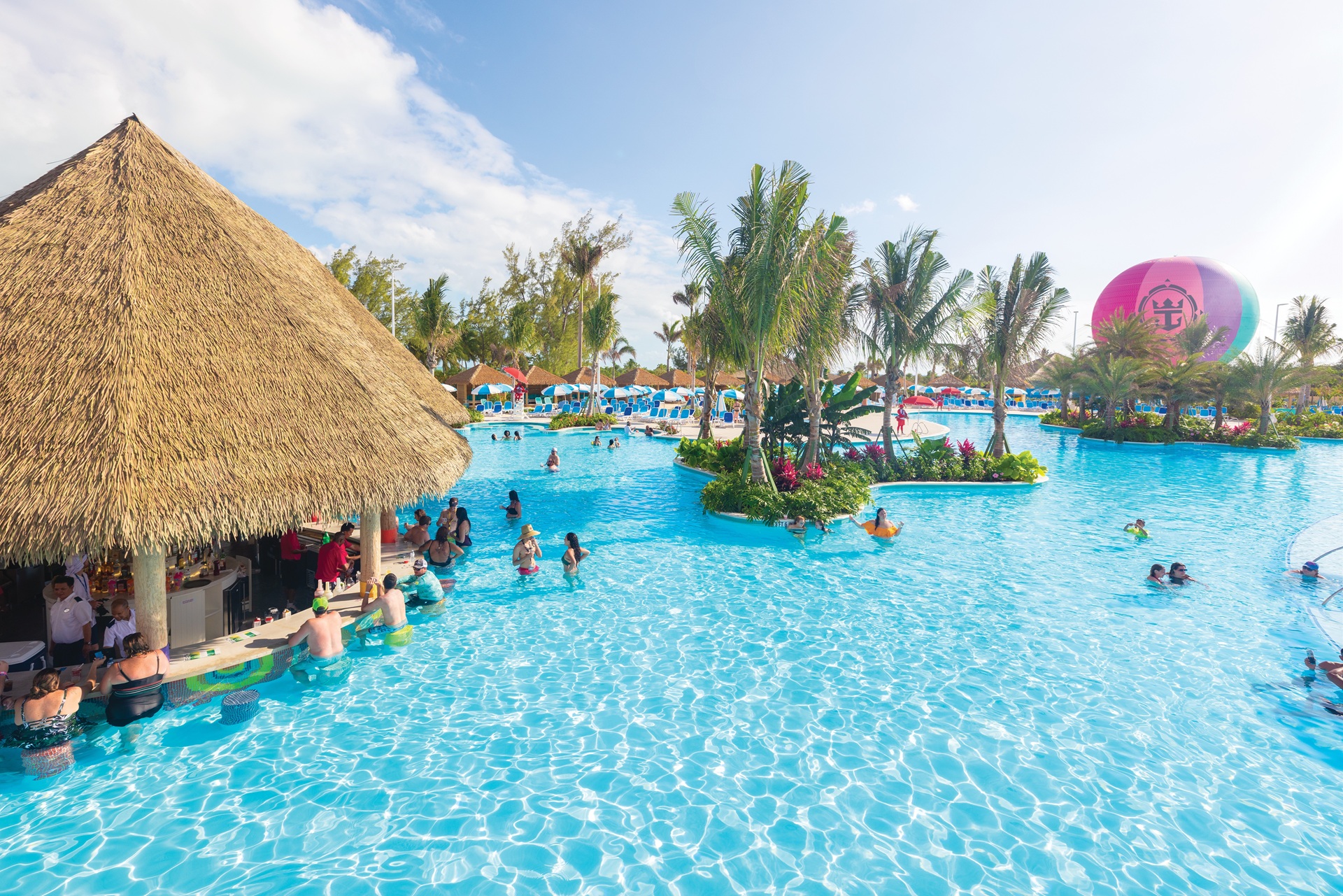 Coco  Cay  Beach BBQ and watersports fun in the Bahamas