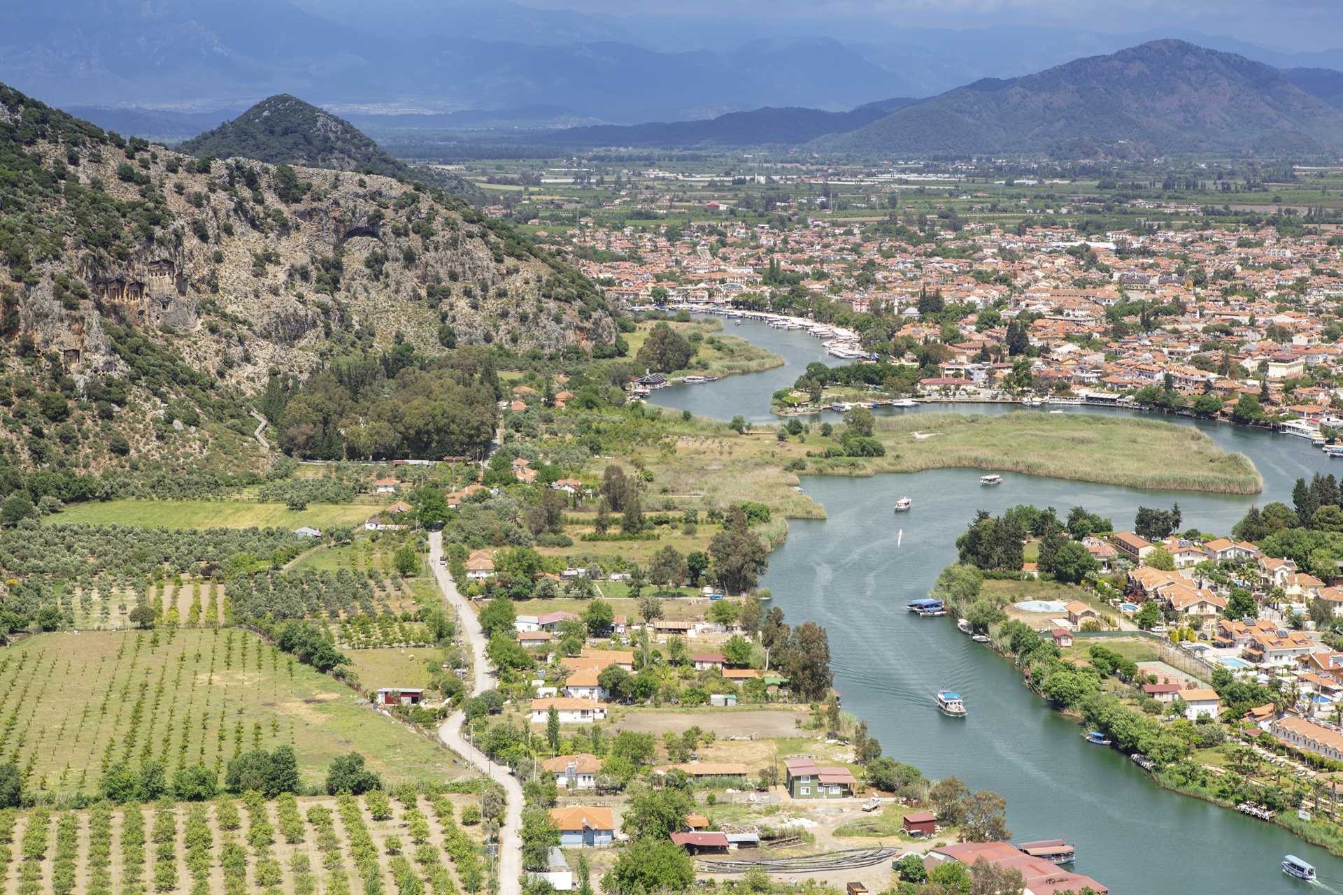 Dalyan Aerial View