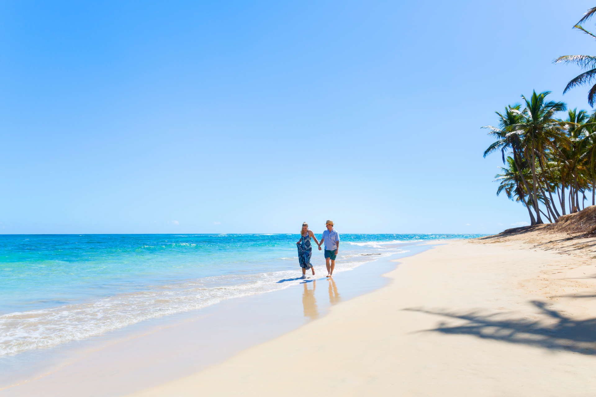 Couple in Dom Rep on Beach