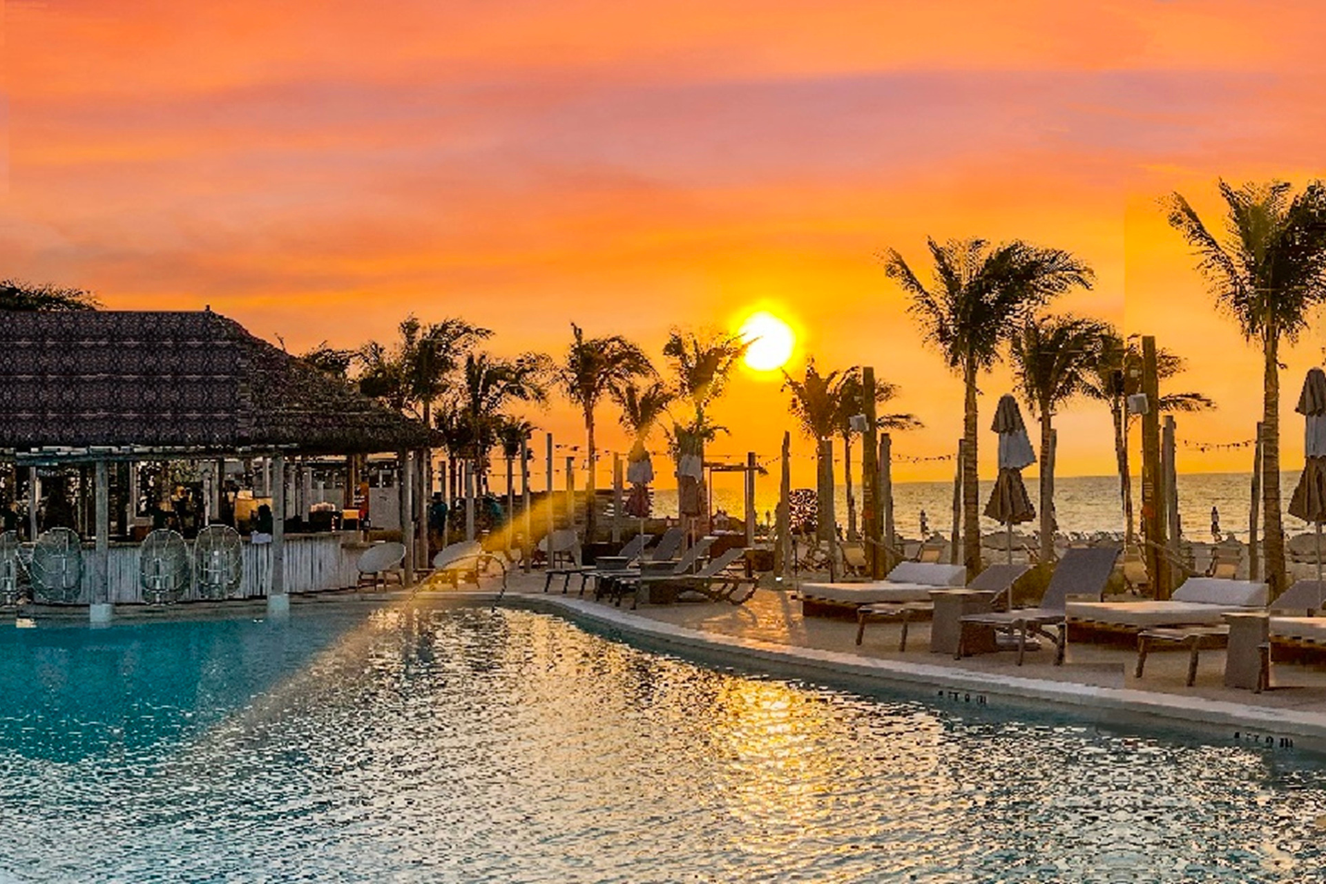 Bimini Beach Club Sunset