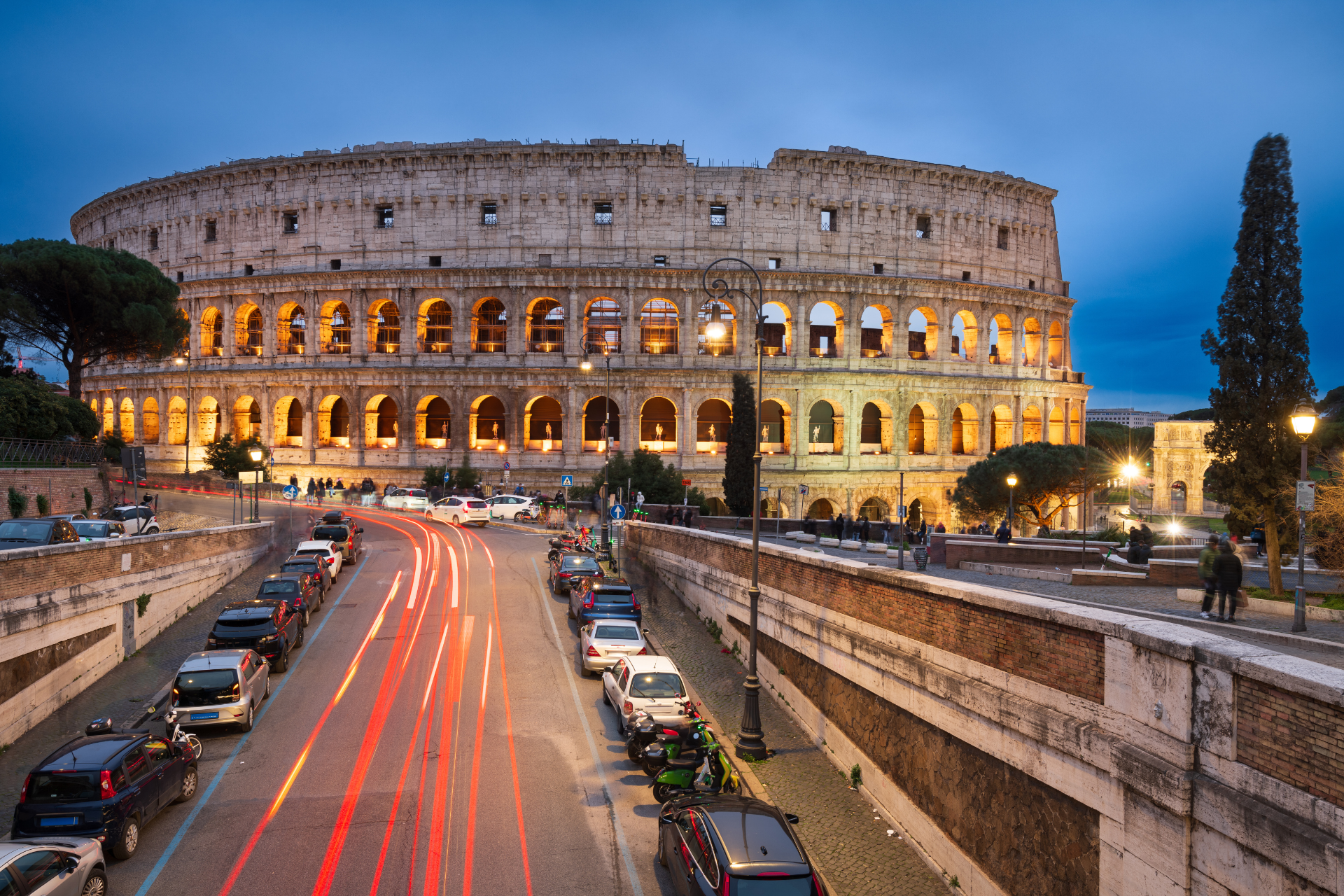 The Coloseum in Rome