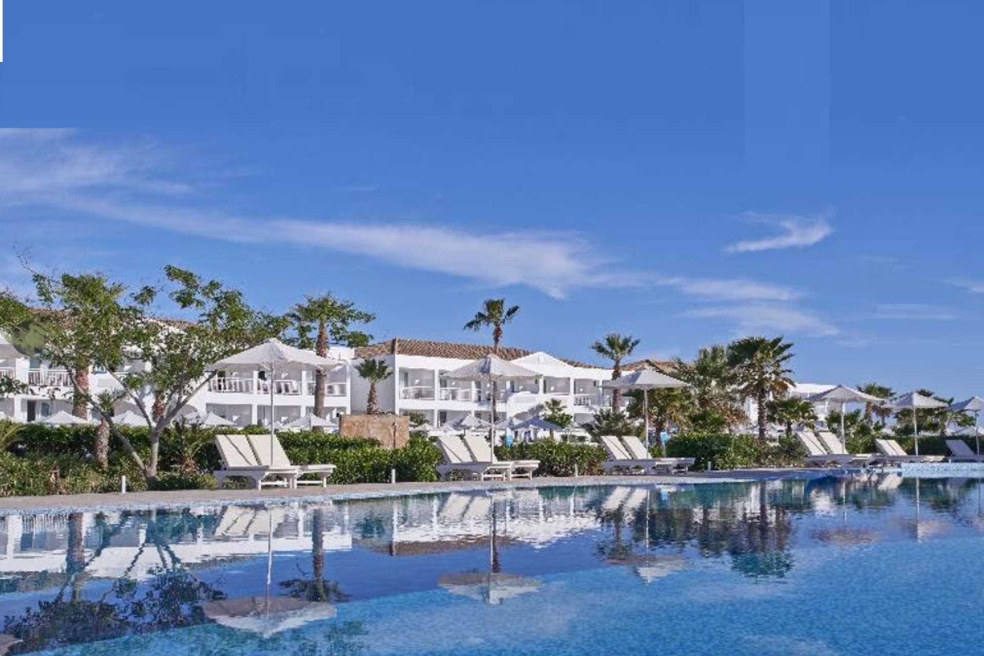 Sandy beach resort