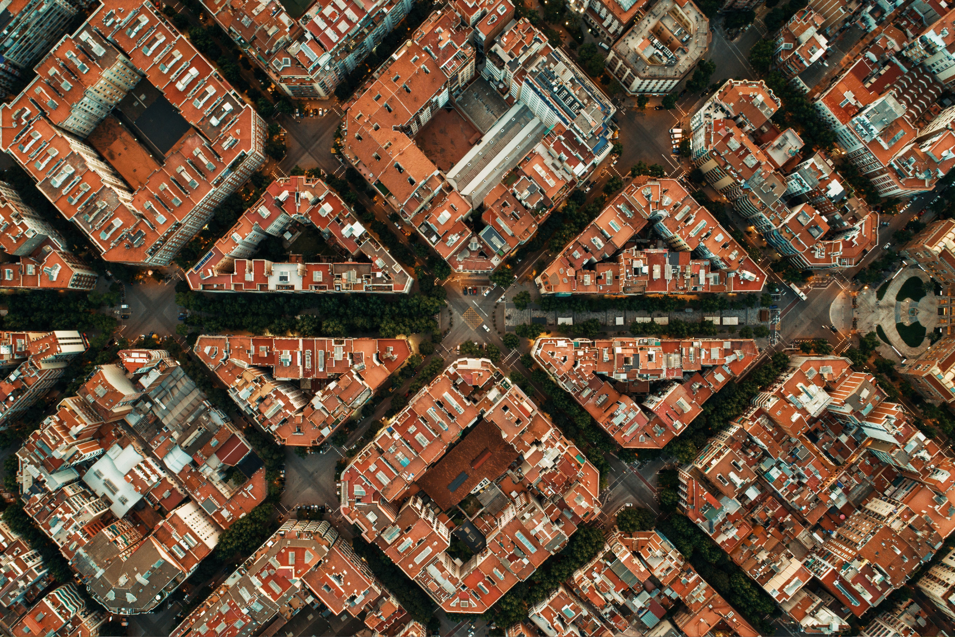 Barcelona Cityscape from above