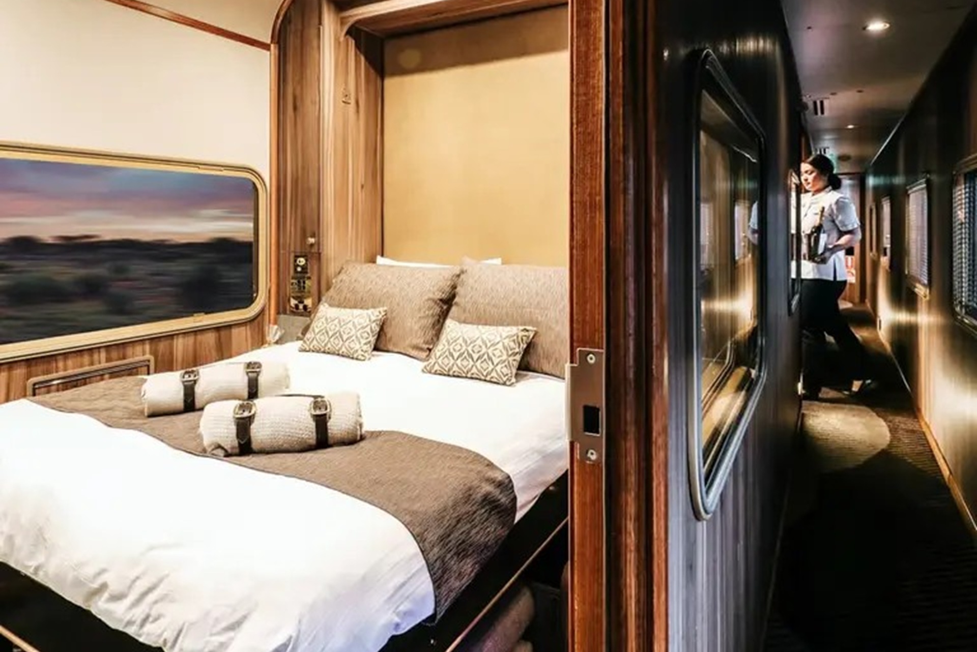Indian Pacific Train Cabin