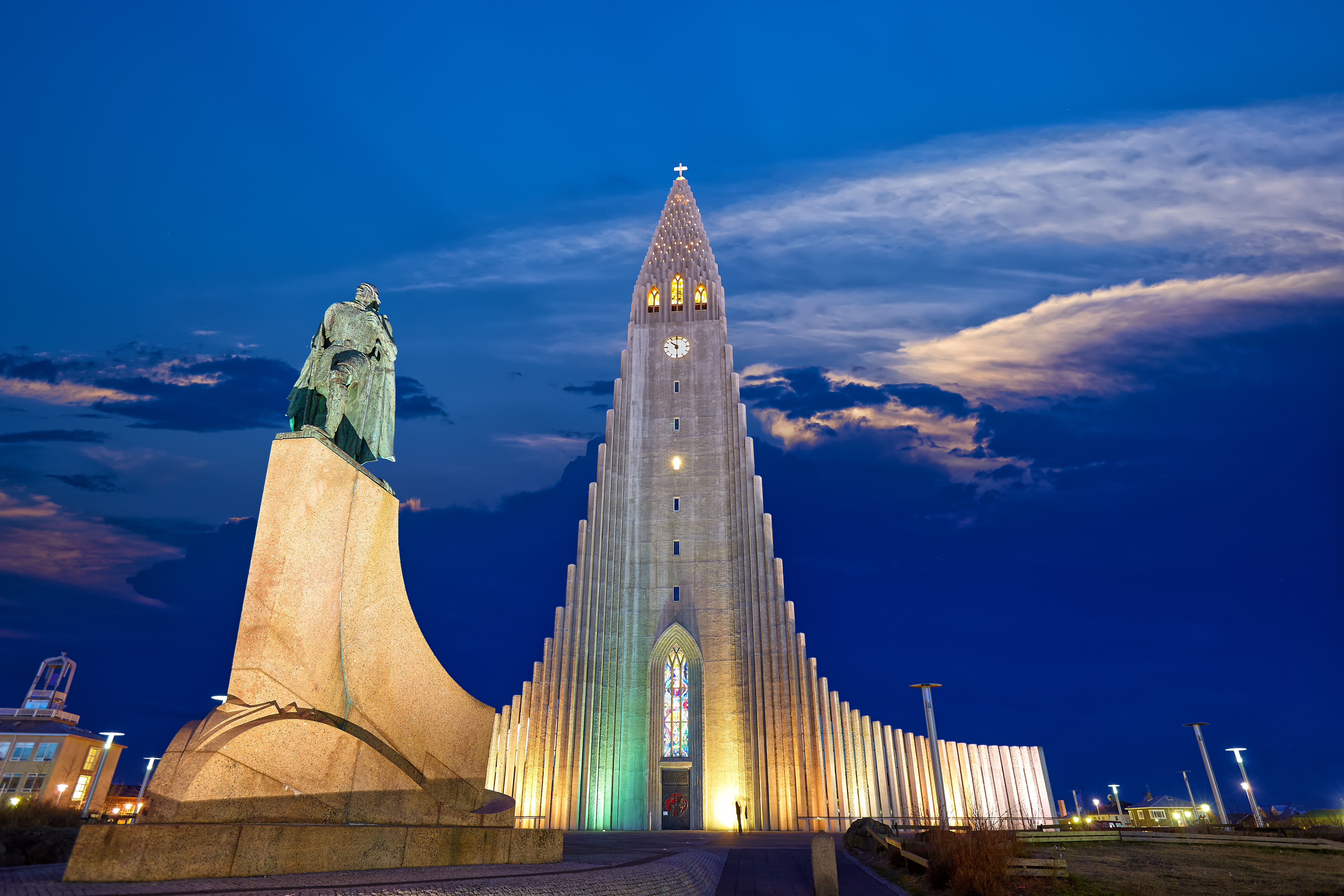 Reykjavik Iceland Hallgrimskirkja church