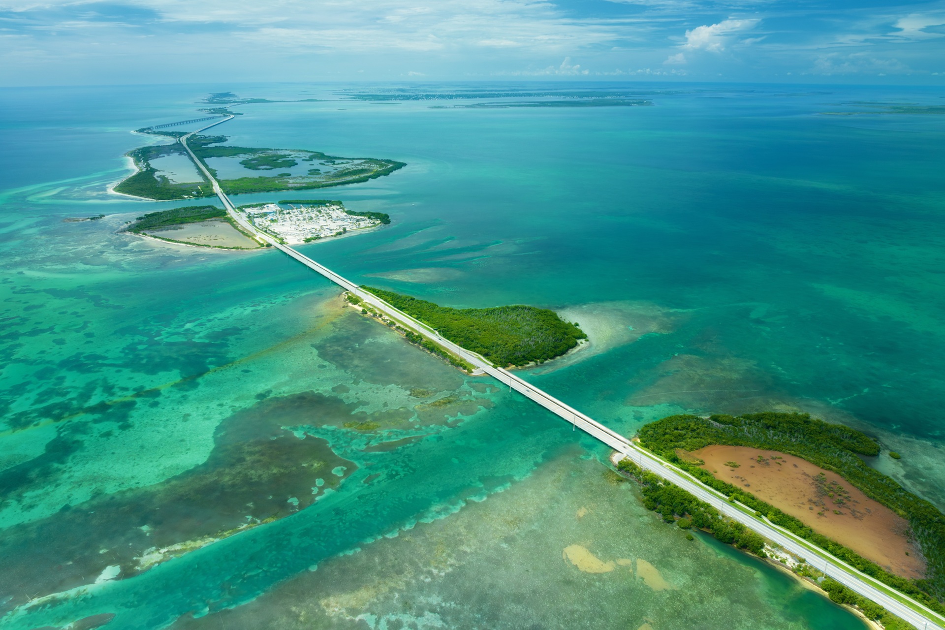 Overseas Highway Route 1 through the Florida Keys